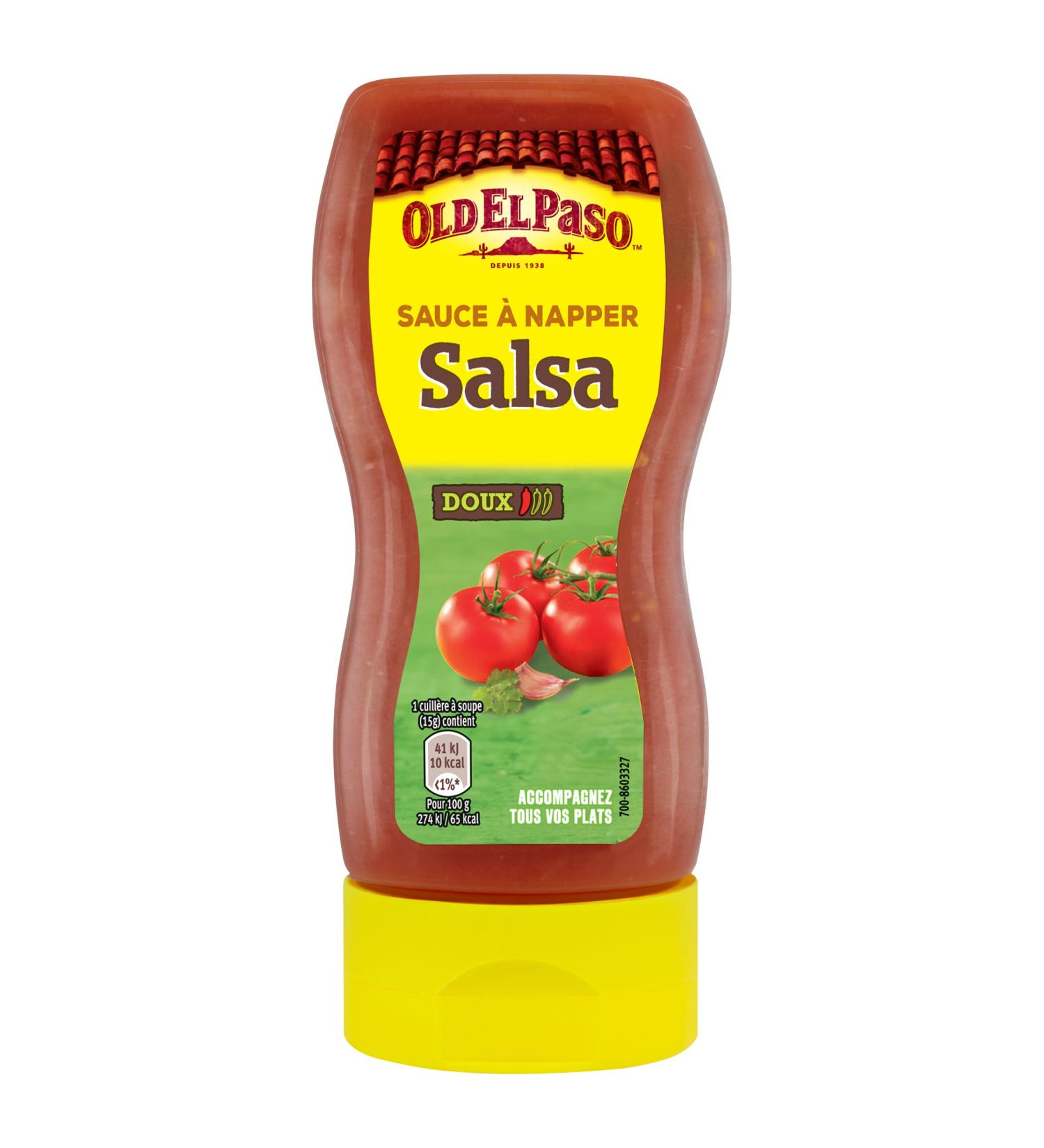 Old El Paso - Mild Spice Salsa Sauce 305g Bottle - Pack of 4