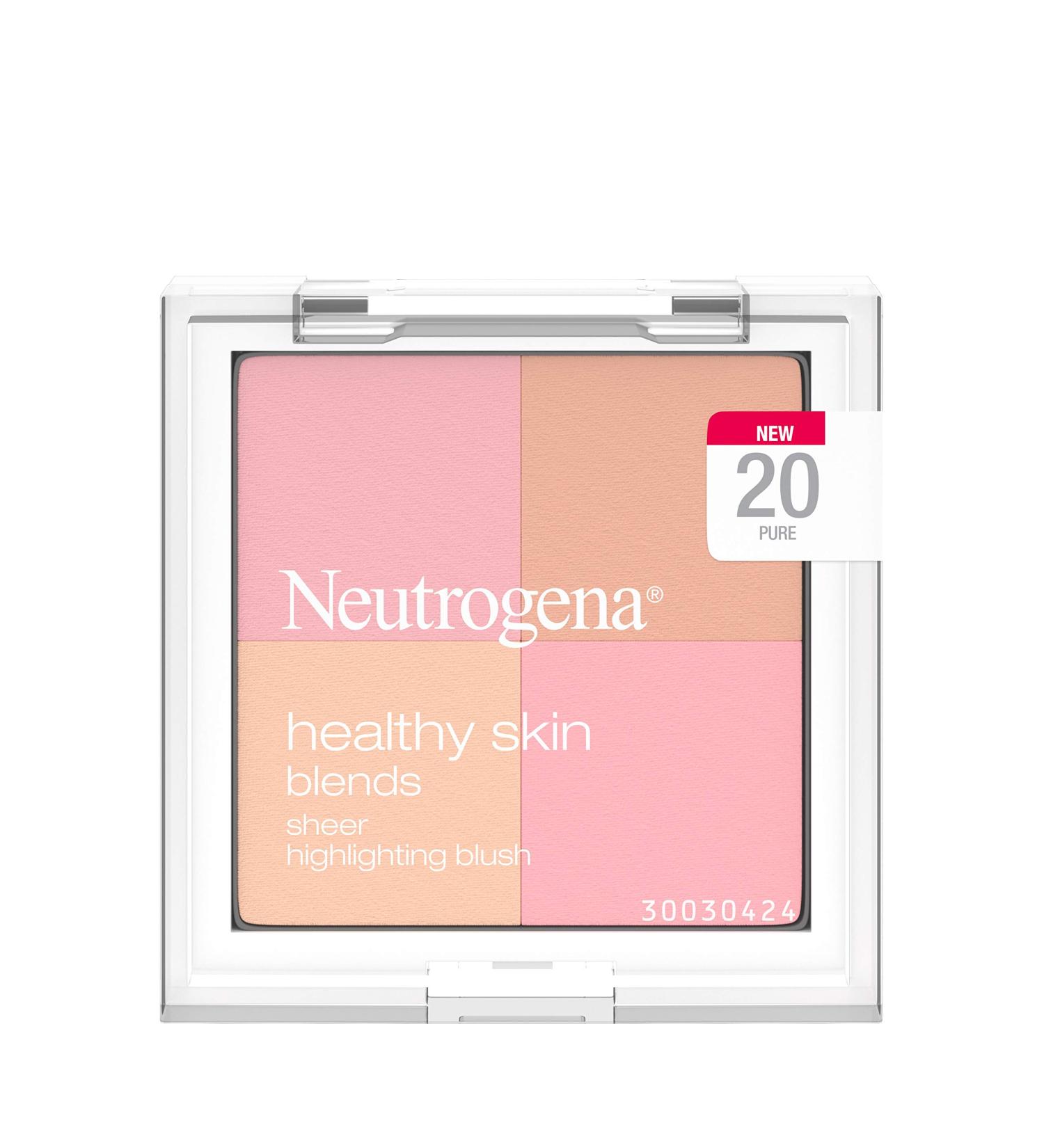 Neutrogena Healthy Skin Blush Palette - Illuminating Powder with Vitamin C - 20 Pure .3 oz - Buy Online on GoSupps.com