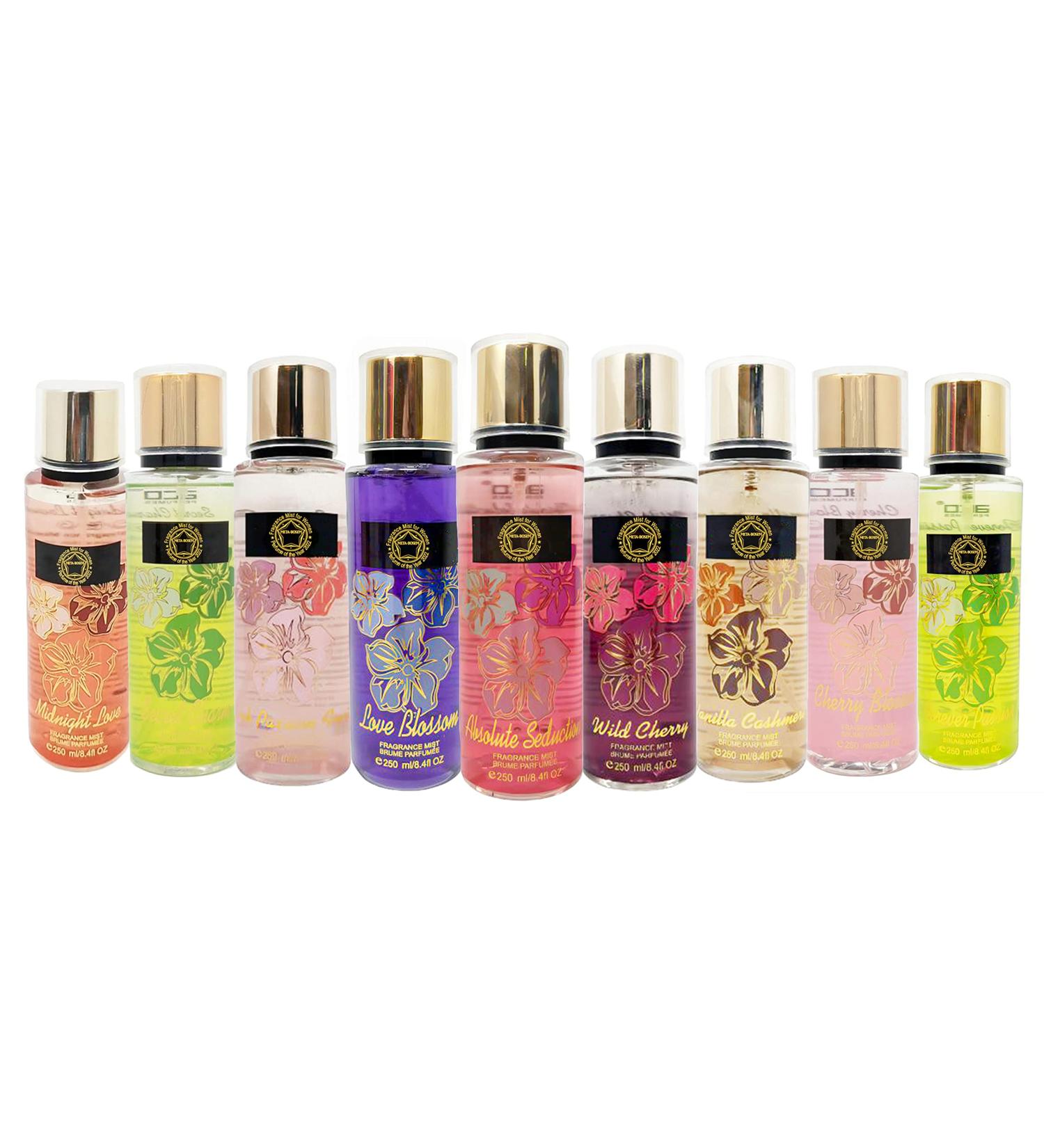 META-BOSEM ( 2-Bottles Included Only Fragrance Mist Body Spray for Women Flowers & Fruits Clean Refreshing Perfume Suprising Gift Random Variety Scents Each 8.4 Fl Oz/250 Ml 8.4 Fl Oz (Pack of 2) - Buy Online on GoSupps.com