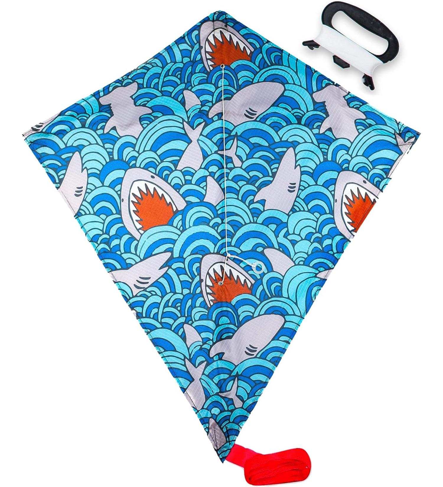 Large Premium Diamond Kite - Easy to Fly for Kids and Adults | Fun Outdoor Activity for Boys and Girls | Perfect for Beach or Park (Watercolor) Tie-Dye - Buy Online on GoSupps.com