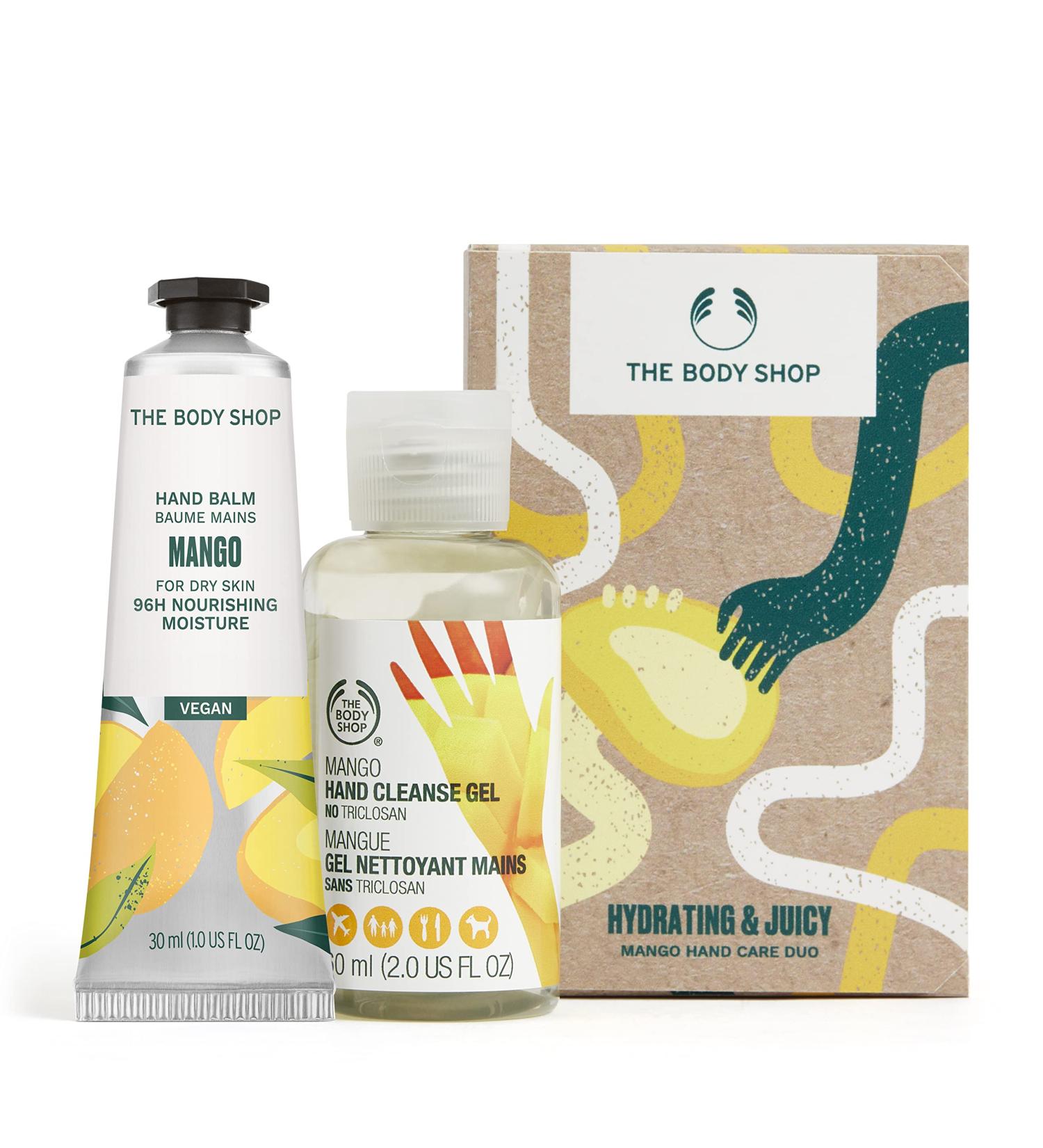 The Body Shop Hydrating & Juicy Mango Hand Care Duo Gift Set Vegan