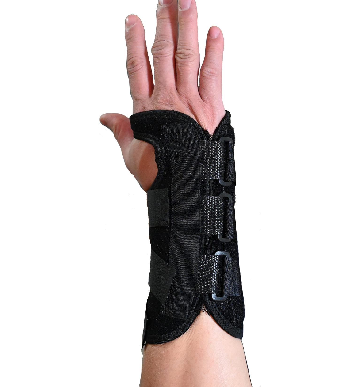 Adjustable Wrist Brace for Carpal Tunnel - Right Hand Support Compression for Injuries & Pain Relief (Small/Medium/Large - Buy Online on GoSupps.com
