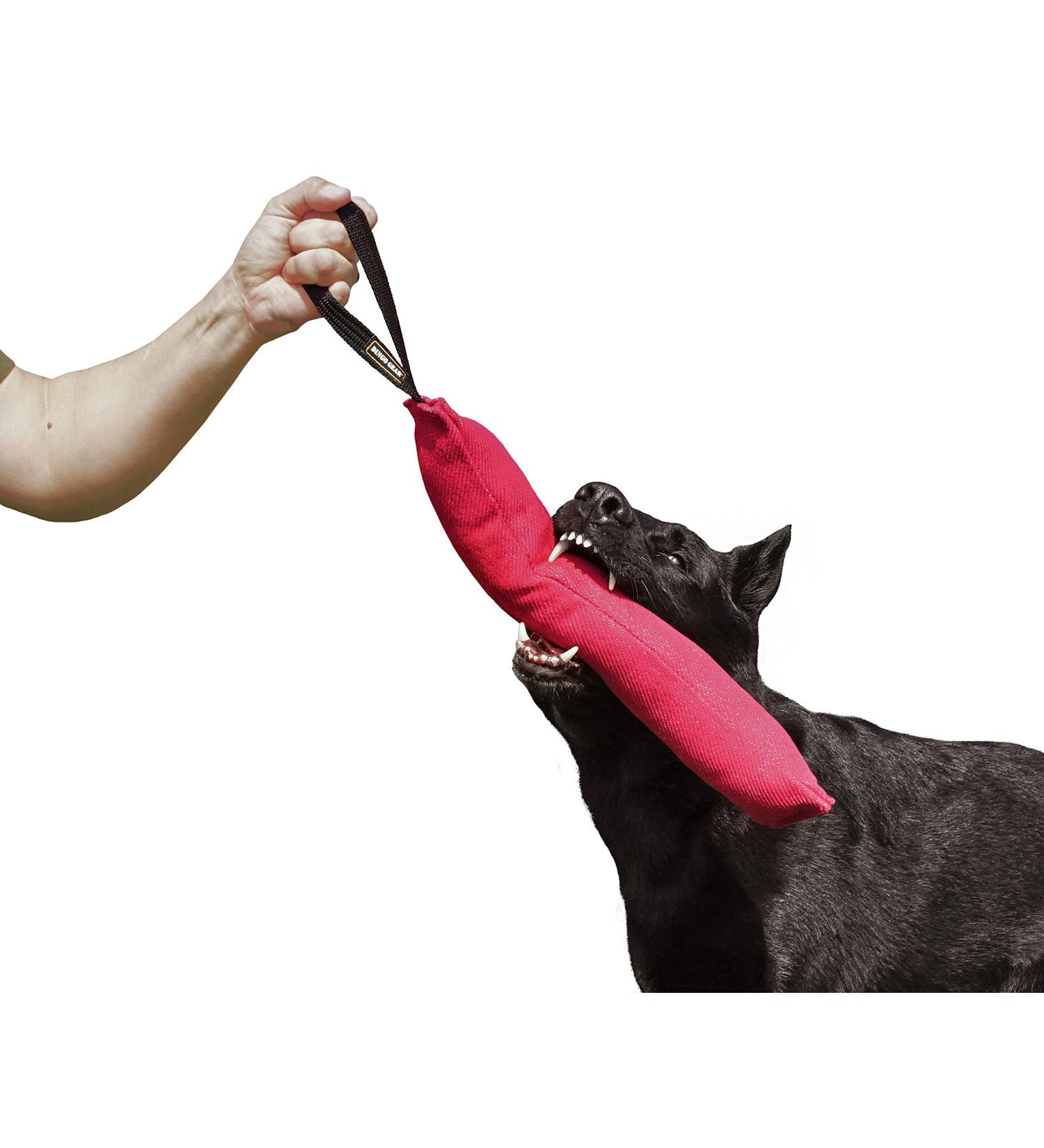Buy Dingo Gear Cotton Nylon Bite Sausage for Dog Training | IGP IPO Obedience Protection | 45x8 cm Pink - Buy Online on GoSupps.com