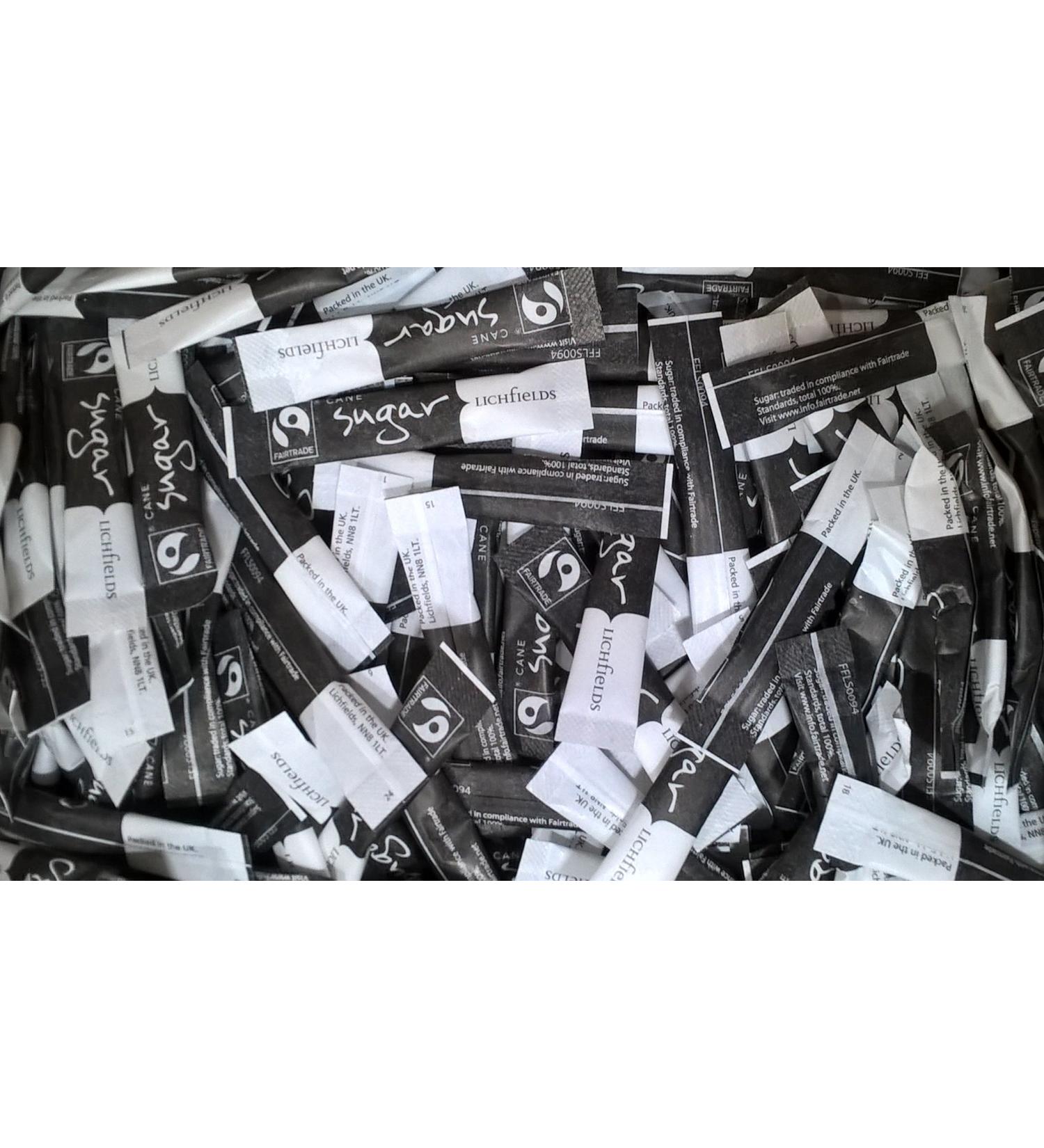 1000 White Sugar Individual Stick Sachets 1000 Count (Pack of 1)