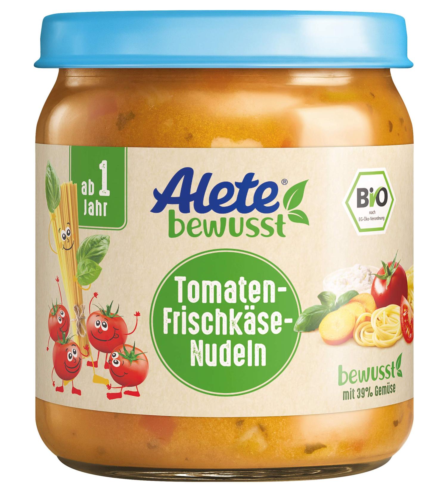 Buy Alete Organic Tomato Cheese Noodles - Baby Food 6-Pack (1 Year+) | No Additives All-Natural Quality - Buy Online on GoSupps.com