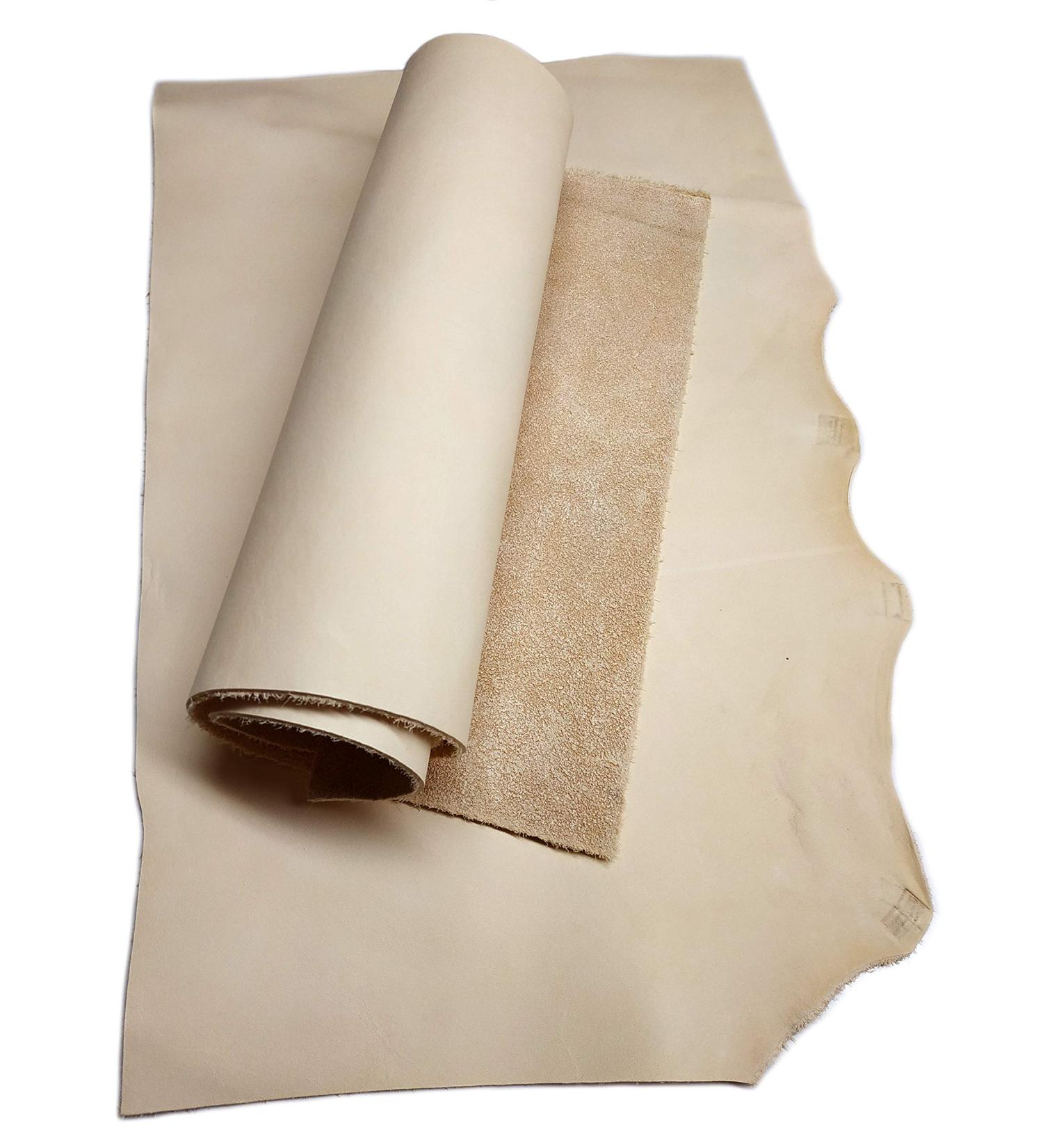 Veg Tan Leather Pieces 3-4 Sq Feet 1 LB - Full Grain for Crafts & Workshop - Buy Online on GoSupps.com