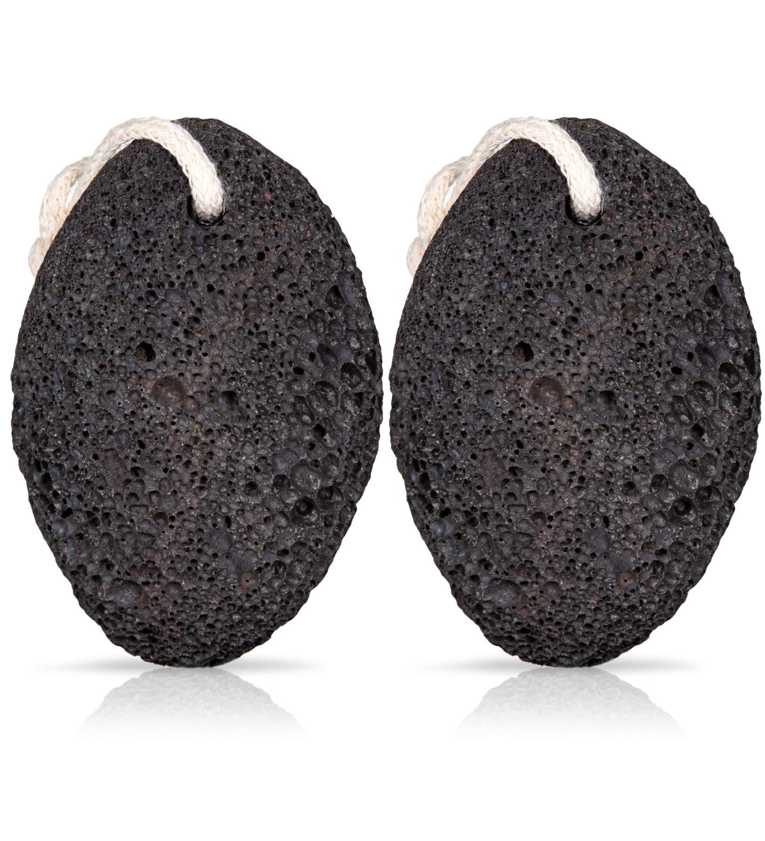 Opaz Pumice Stone for Feet - Natural Earth Lava Pedicure Kit, Callus Remover for Hard Skin - Hands and Feet (2 Pack) - Buy Online on GoSupps.com