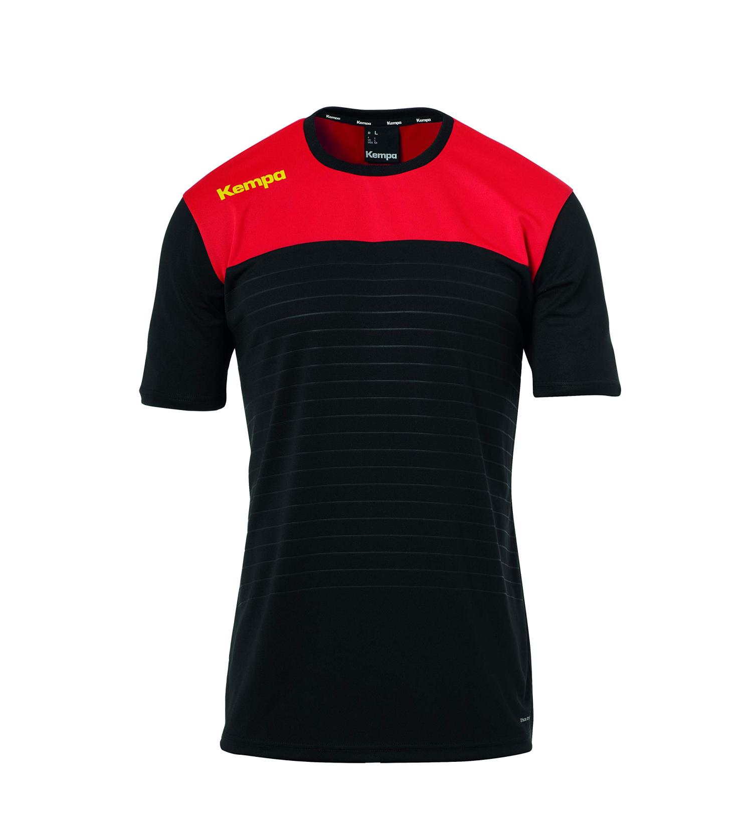 Kempa Men's Emotion 2.0 Jersey - 3XL Black/Red/Yellow | International Shipping Available - Buy Online on GoSupps.com