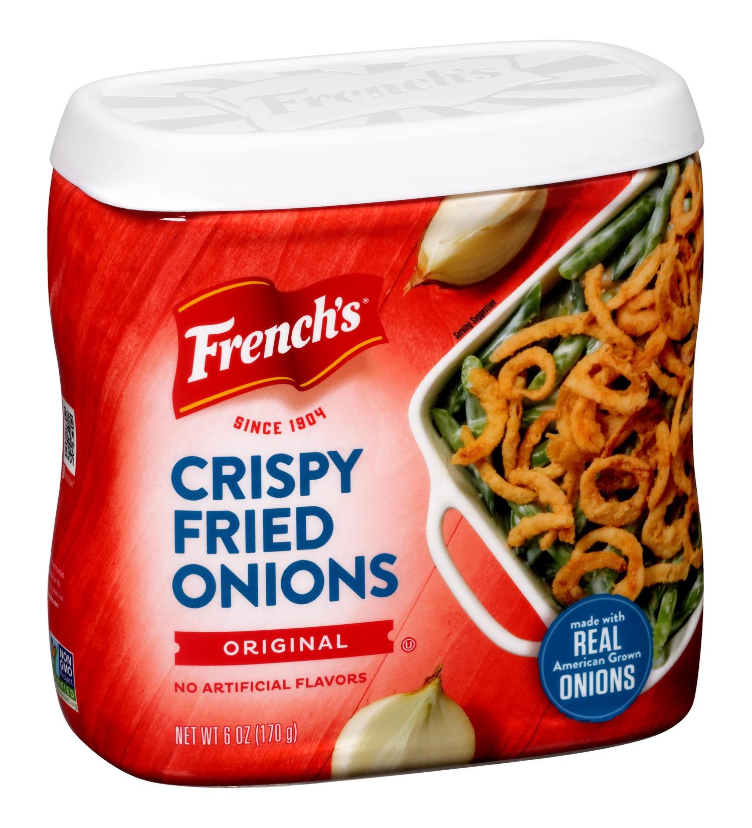 French's Original Crispy Fried Onions 6 oz - Crunchy and Delicious Toppings for Salads and Recipes - Buy Online on GoSupps.com