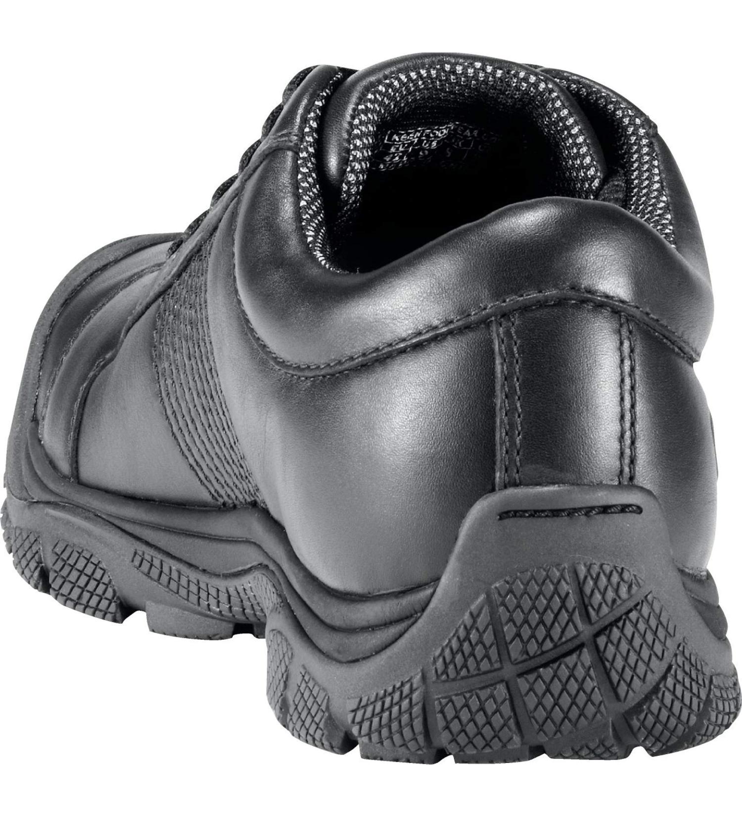 Men's Black Non-Slip Kitchen Shoes - Size 10.5 | PTC Oxford Low Height Design - Buy Online on GoSupps.com