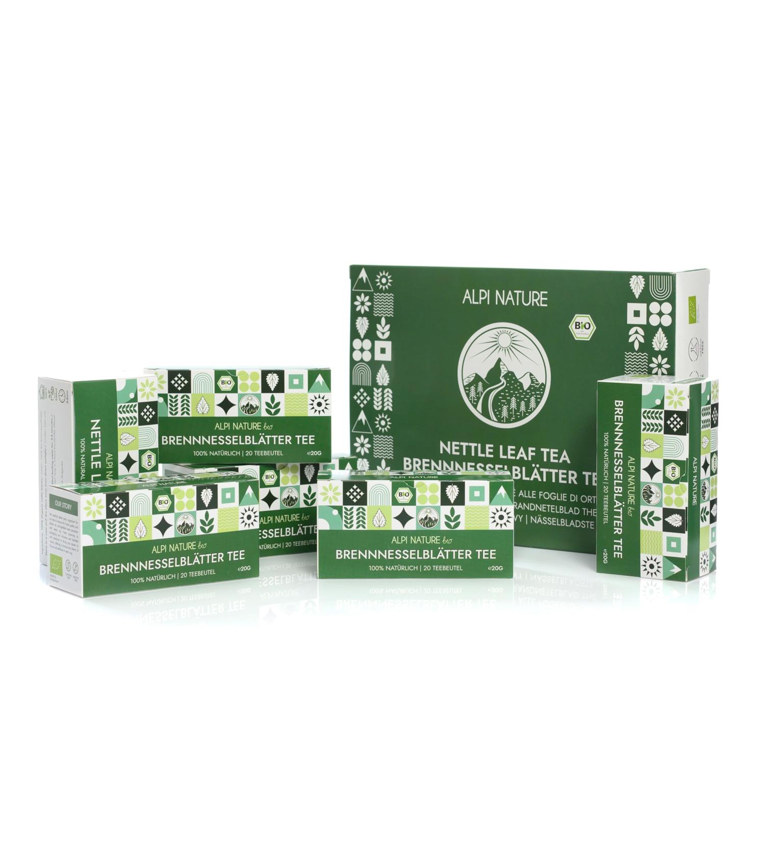  Alpi Nature Alpi Nature Organic Nettle Herbal Tea 120 x 120 x 1 g Sachets 120 g Pack of 6 x 20 Sachets - Buy Online on GoSupps.com