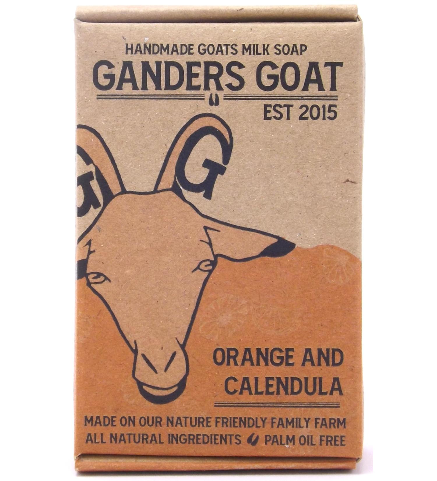 Sweet Orange and Calendula Scented Goat Milk Soap 100g - Buy Online on GoSupps.com