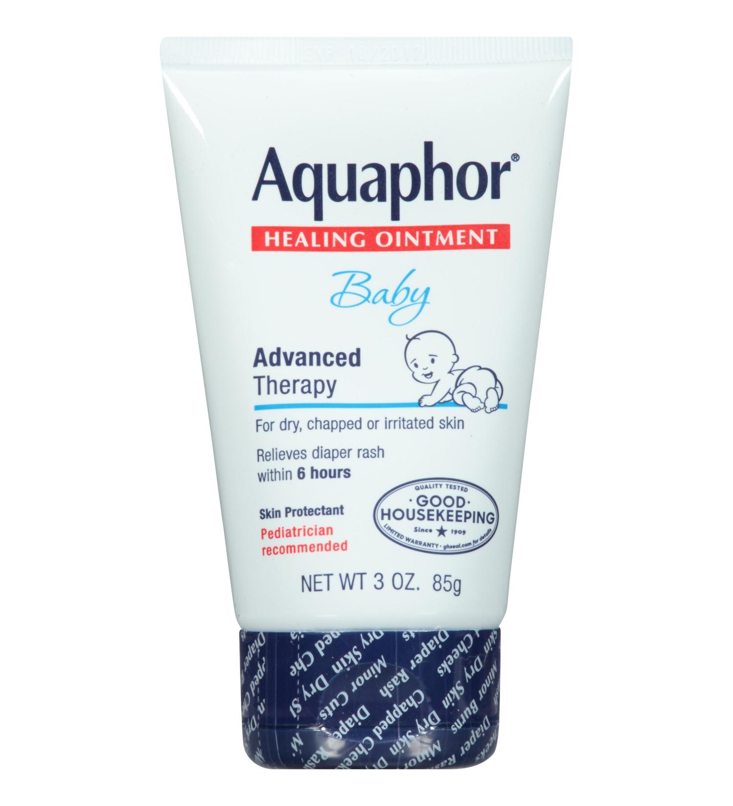 Aquaphor Baby Healing Ointment 3 oz (85 g) - Soothing Skin Protection (1 Pack) - Buy Online on GoSupps.com