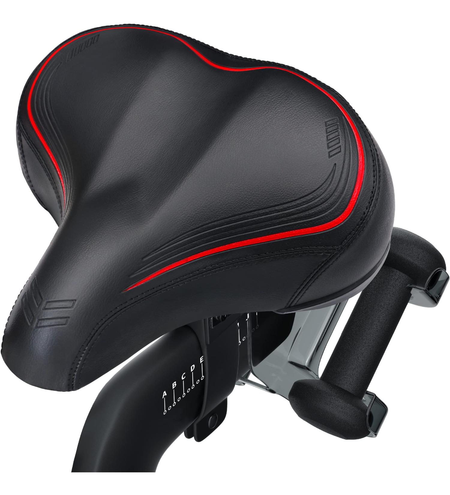 Crostice Wide Bike Seat for Peloton Bike & Bike Plus | Upgraded Comfort Cushion for Women & Men | Oversize Saddle Cover Pad | Red | W10.2 - Buy Online on GoSupps.com