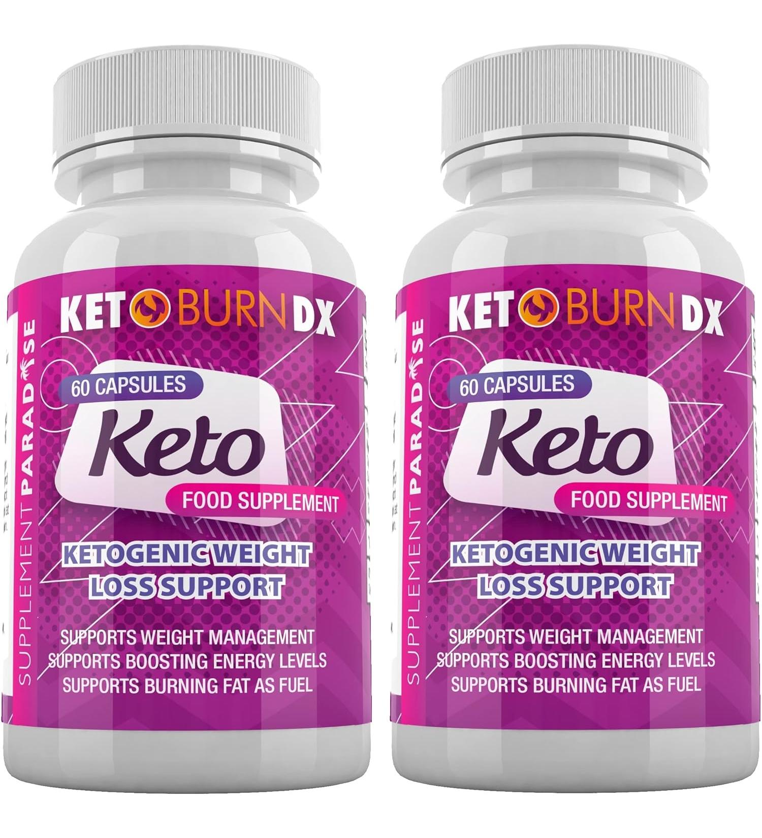 SUPPLEMENT PARADISE Keto Burn DX - Apple - Pack of 2 - 60 Capsules - Buy Online on GoSupps.com