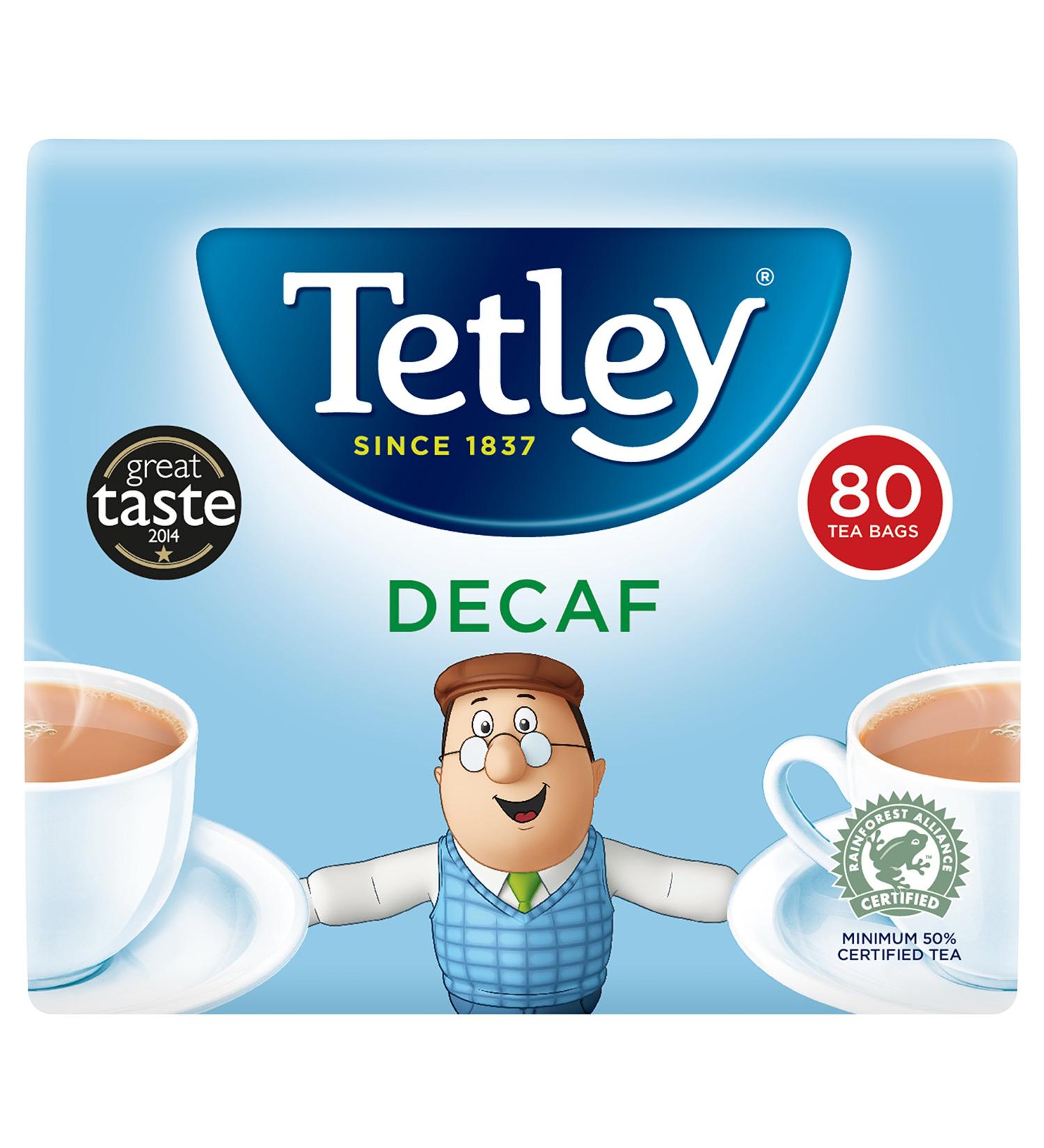Tetley Decaf Tea Bags 80 Count - Pack of 1 - Buy Online on GoSupps.com