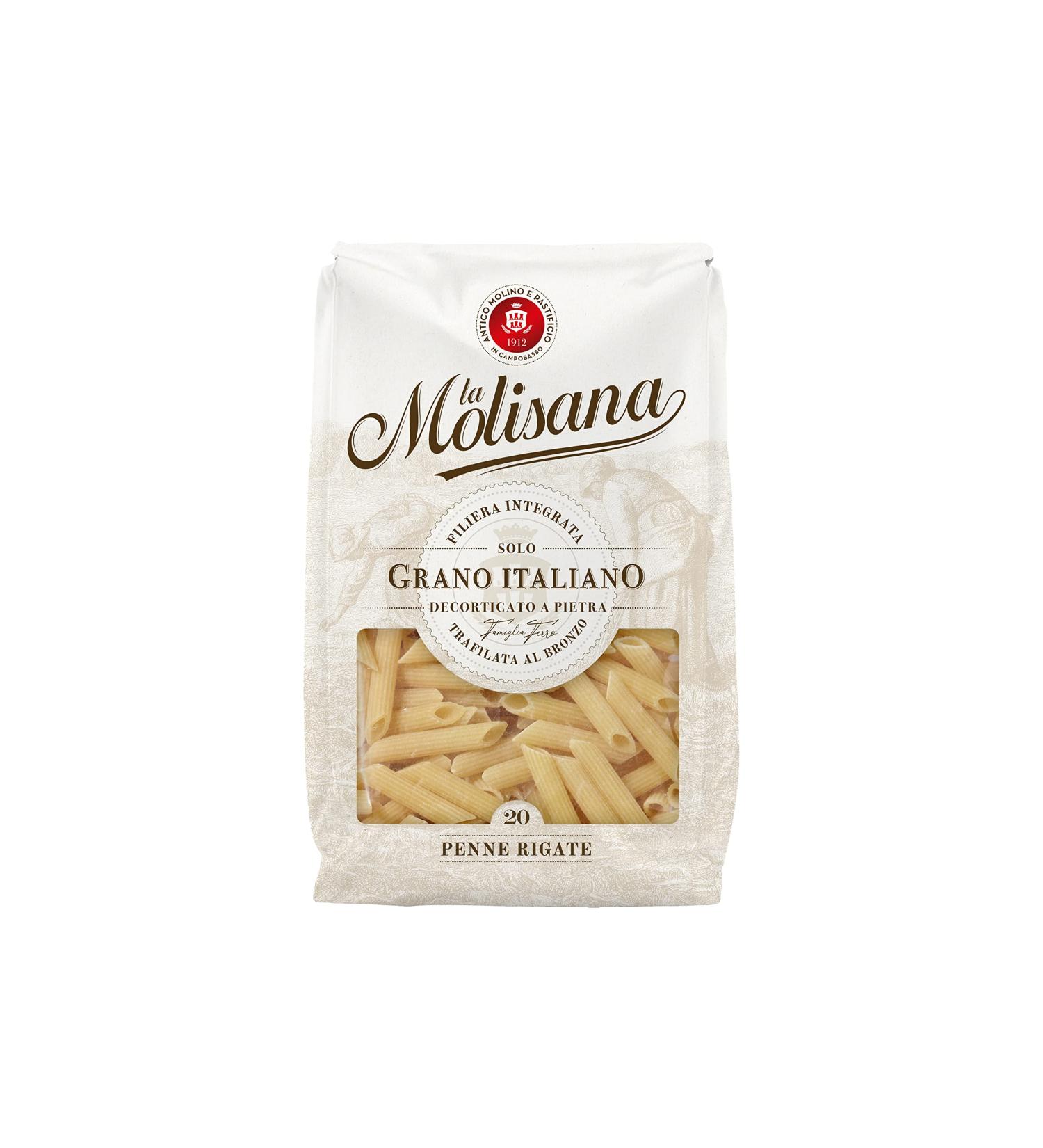 La Molisana No.20 Penne Rigate 500g 500 g (Lot de 8) No.20 Penne Rigate