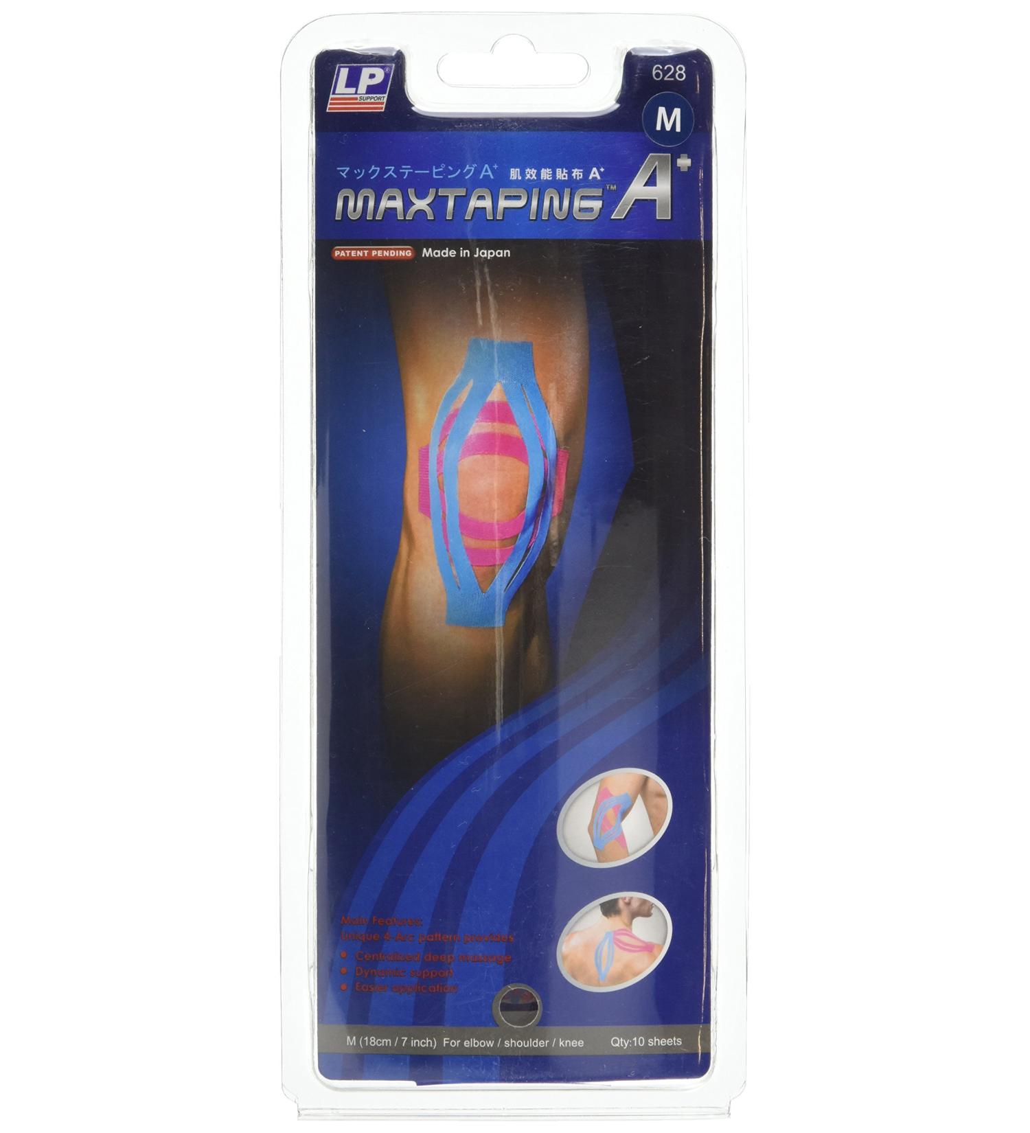Buy Lp Support Maxtaping A+ Kinesio Tape - Blue Size M | Fast International Shipping - Buy Online on GoSupps.com