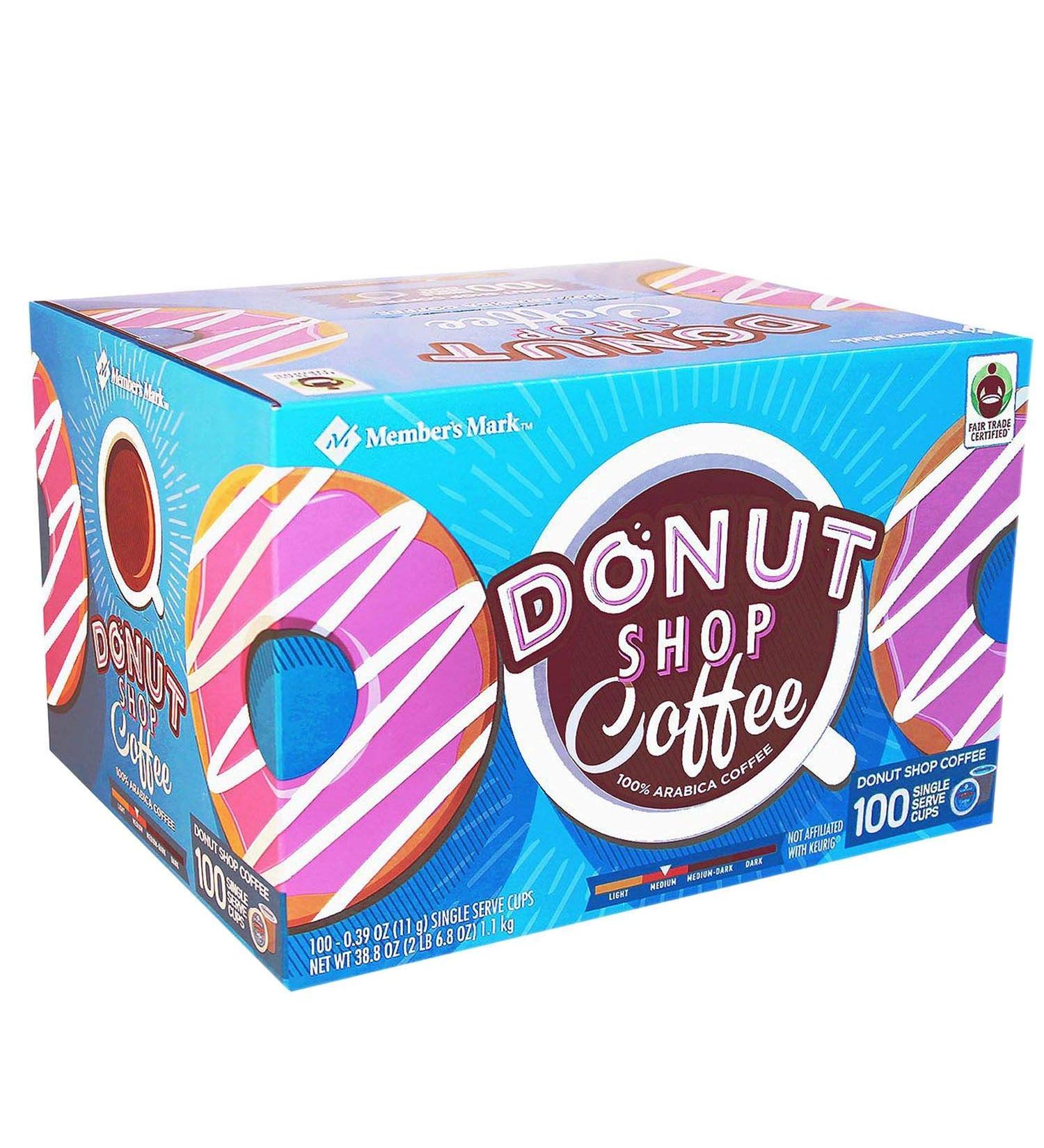 Member's Mark Donut Shop Coffee (100 Single-Serve Cups)