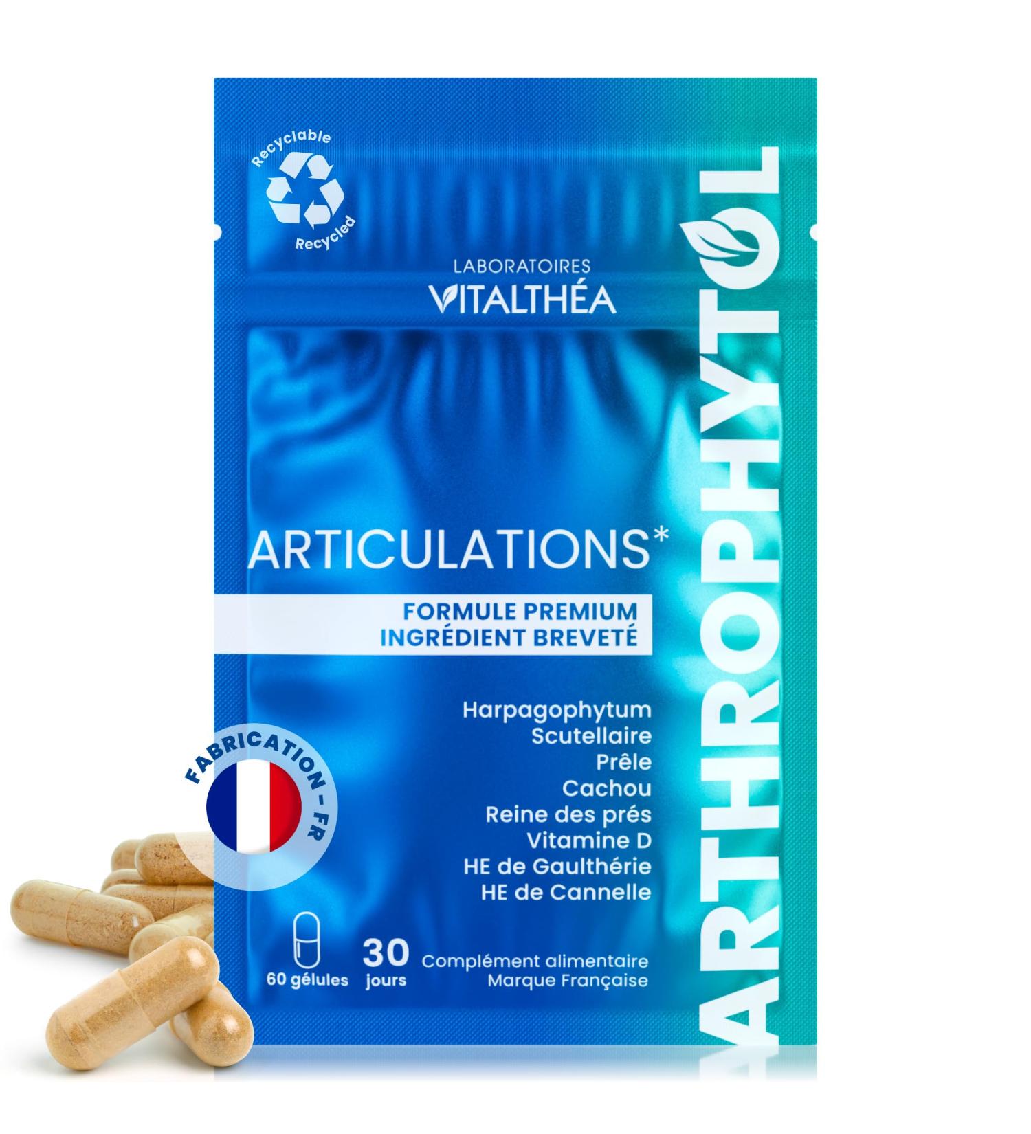 ARTHROPHYTOL G LULES I FORMULE EXCLUSIVE Harpagophytum + Ingr dient Brevet + Vitamine + Oligo- l ment I R SULTATS PROUV S I Inconfort articulaire & musculaire | 60 g lules 1 unit (Lot de 60) - Buy Online on GoSupps.com