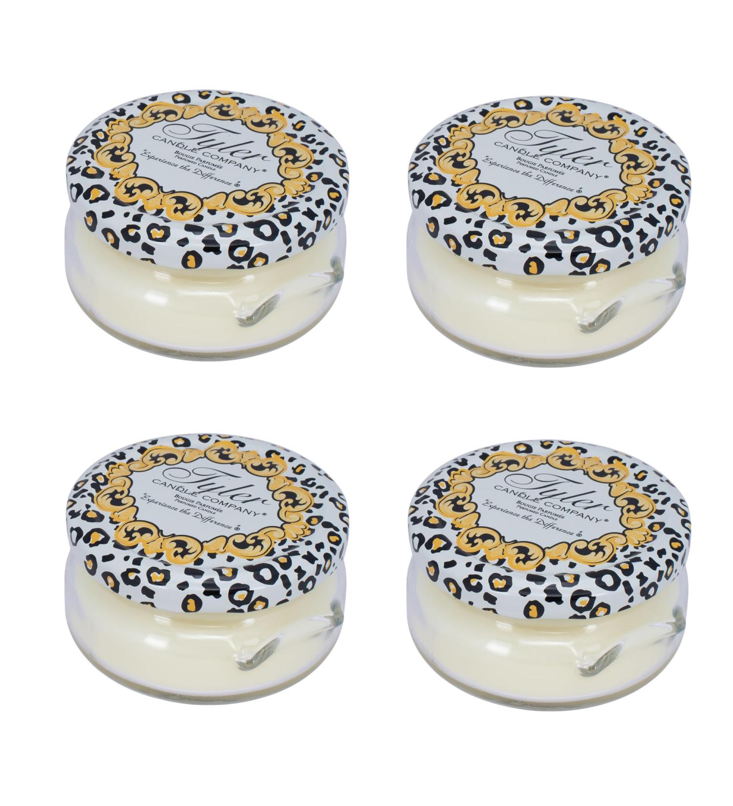 Buy Tyler Creamy White Aromatherapy Scented Jar Candles - Pack of 4 3.4 oz | International Shipping Available - Buy Online on GoSupps.com