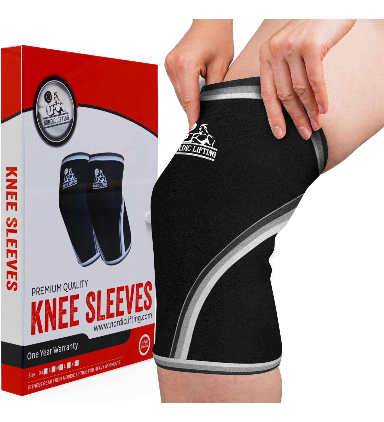 Nordic Lifting Arthritis Relief Knee Sleeves - Pain Reduction & Improved Mobility | X-Small Black - Buy Online on GoSupps.com