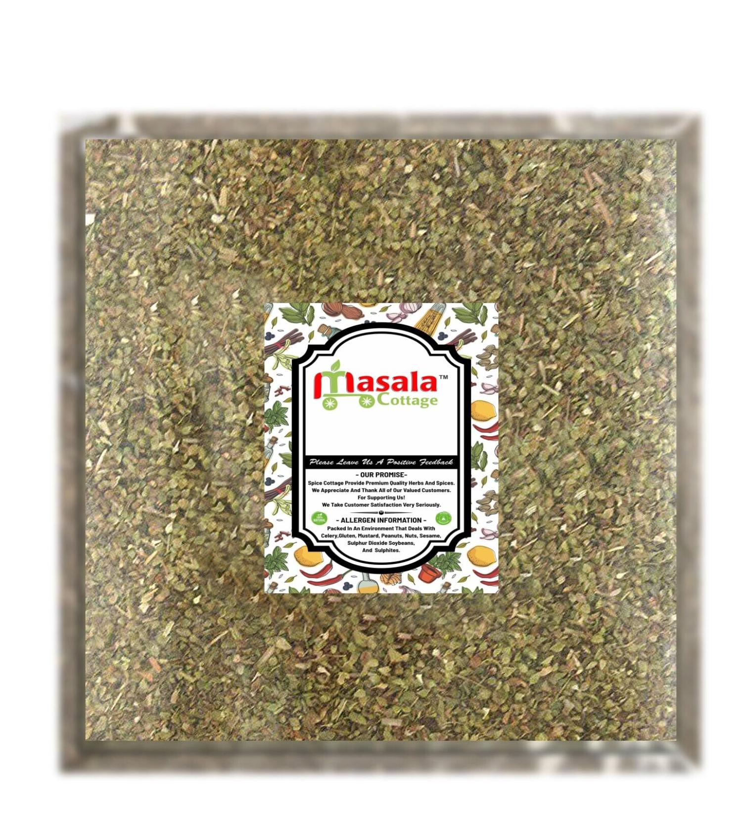 Dried Oregano Herbs | Leaves | Seasoning (Greek) Premium Quality by Masala Cottage 25g-1.9kg (90 Grams) 90 Grams - Buy Online on GoSupps.com