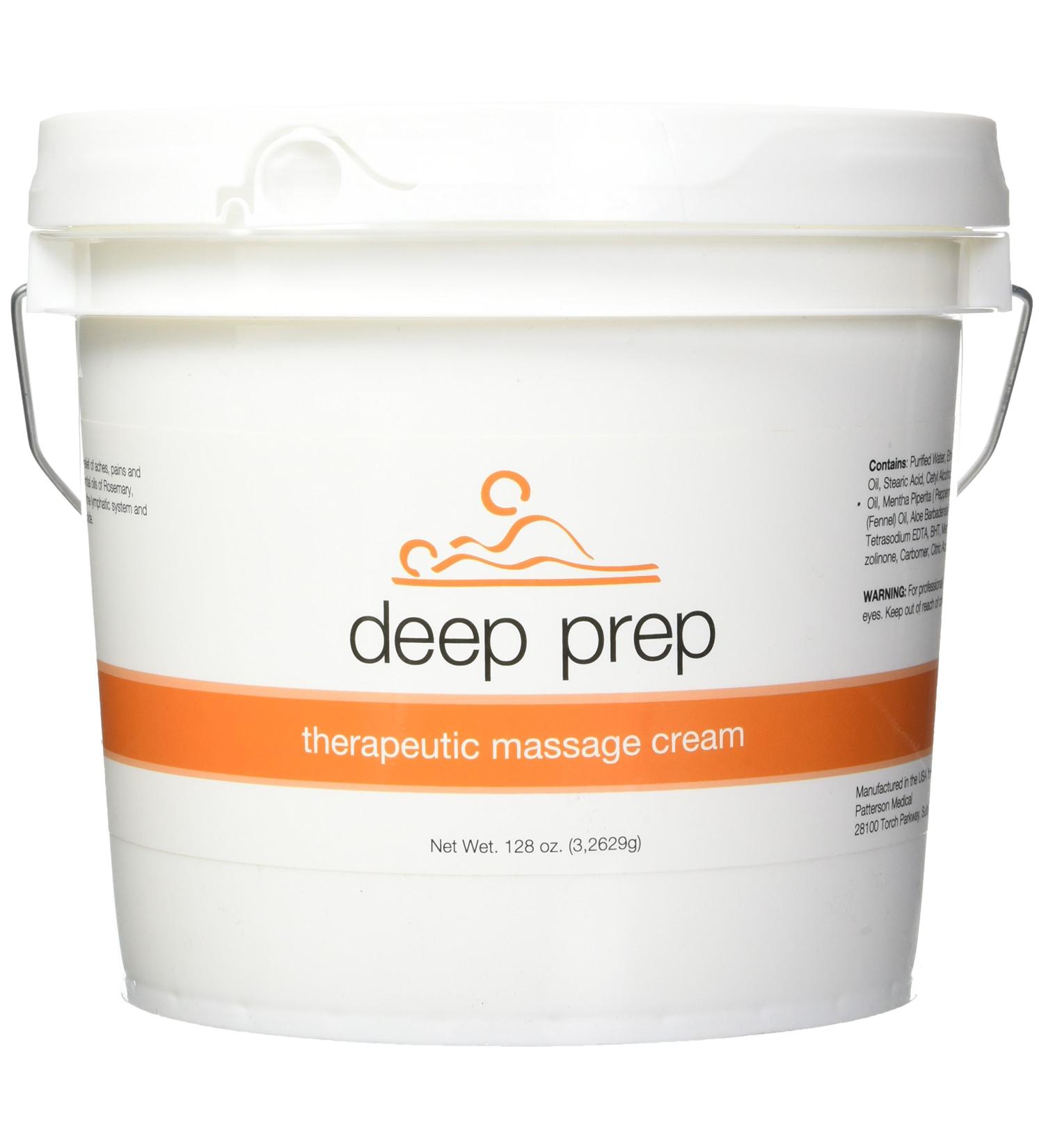 Rolyan Deep Prep Therapeutic Massage Cream Gallon