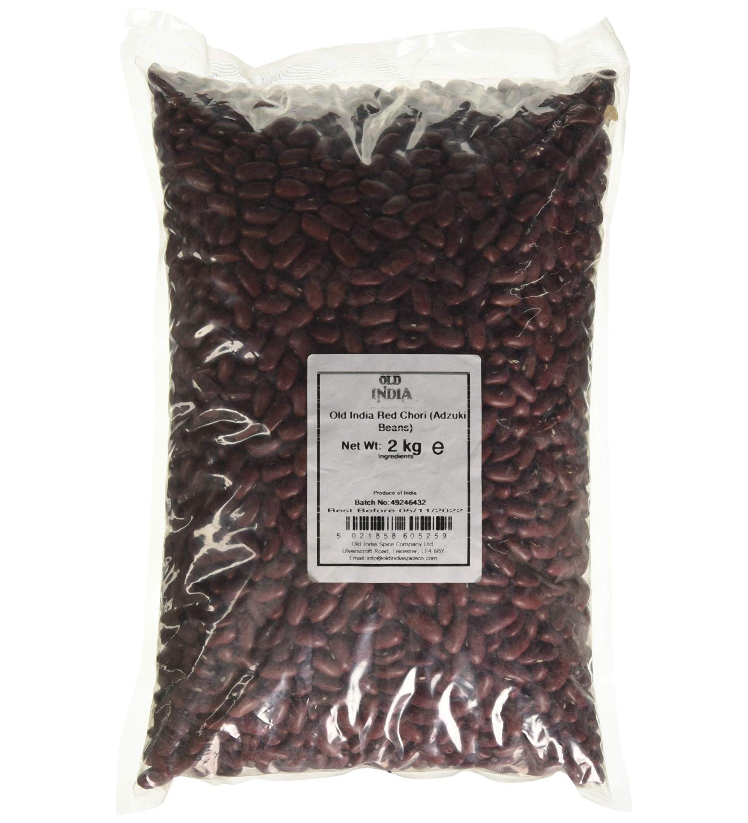Old India Red Chori (Adzuki Beans) 2kg - Buy Online on GoSupps.com