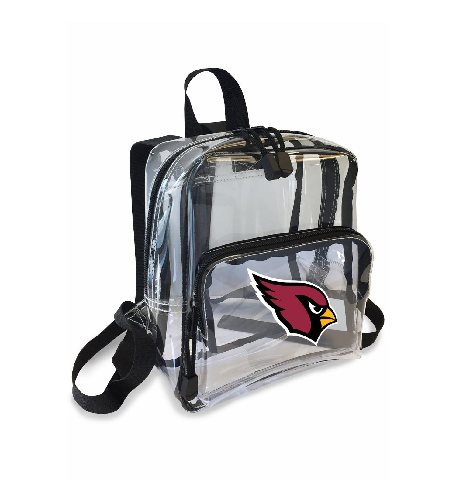 The Northwest Company NFL Arizona Cardinals "X-Ray" Stadium Friendly Clear Mini-Backpack, 9" x 7.5" x 3.25", X-Ray Arizona Cardinals 9" x 7.5" x 3.25" X-ray