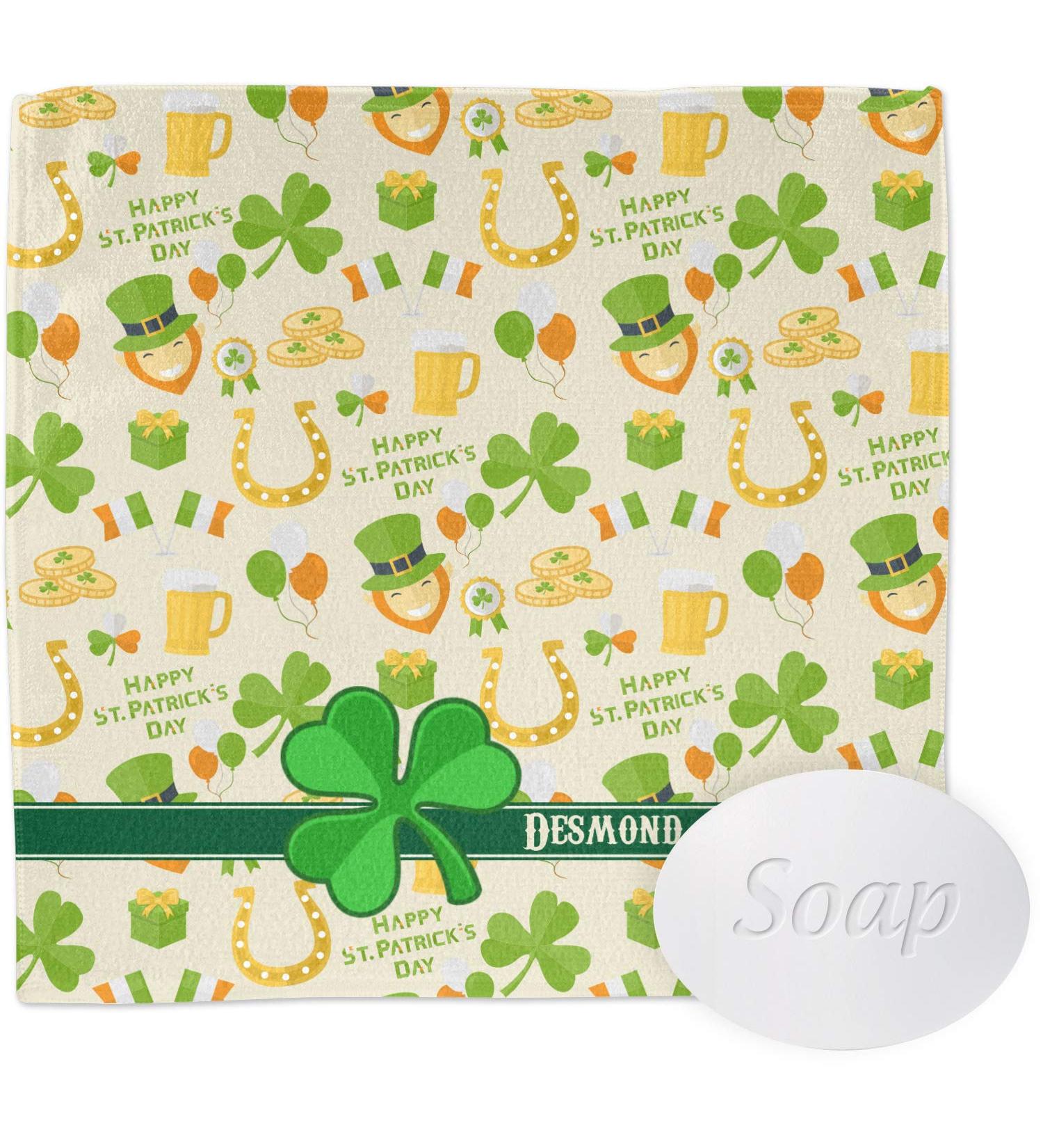 YouCustomizeIt Personalized St. Patrick's Day Washcloth