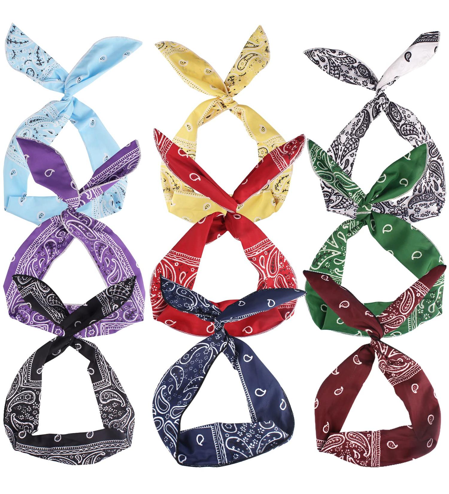9Pc Wire Headband Set for Women and Girls - Adjustable Twist Hair Bands for Stylish Hair Accessories - Buy Online on GoSupps.com