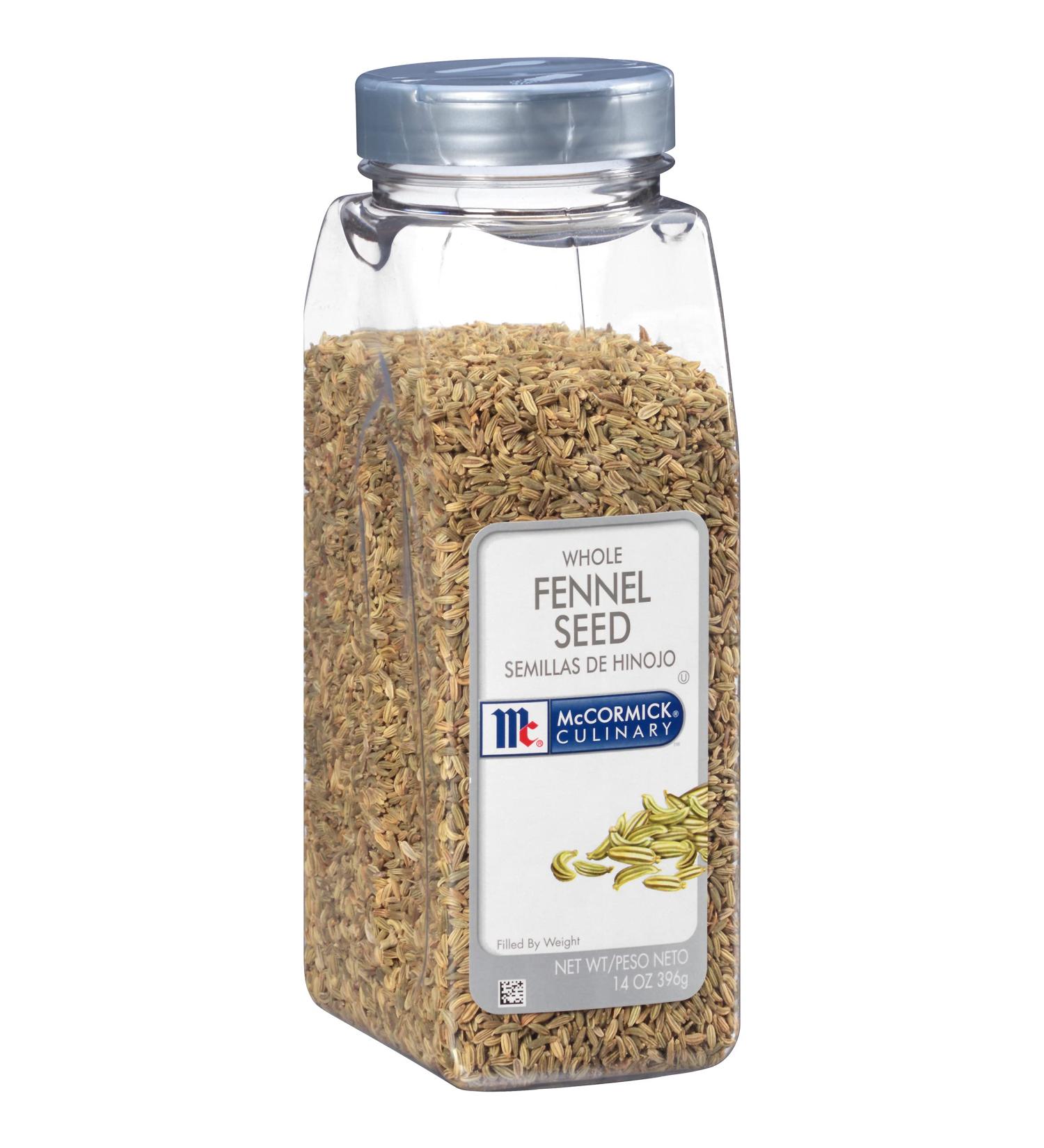 McCormick Culinary Whole Fennel Seed 14 oz - Premium Quality Spice for Cooking and Baking - Buy Online on GoSupps.com