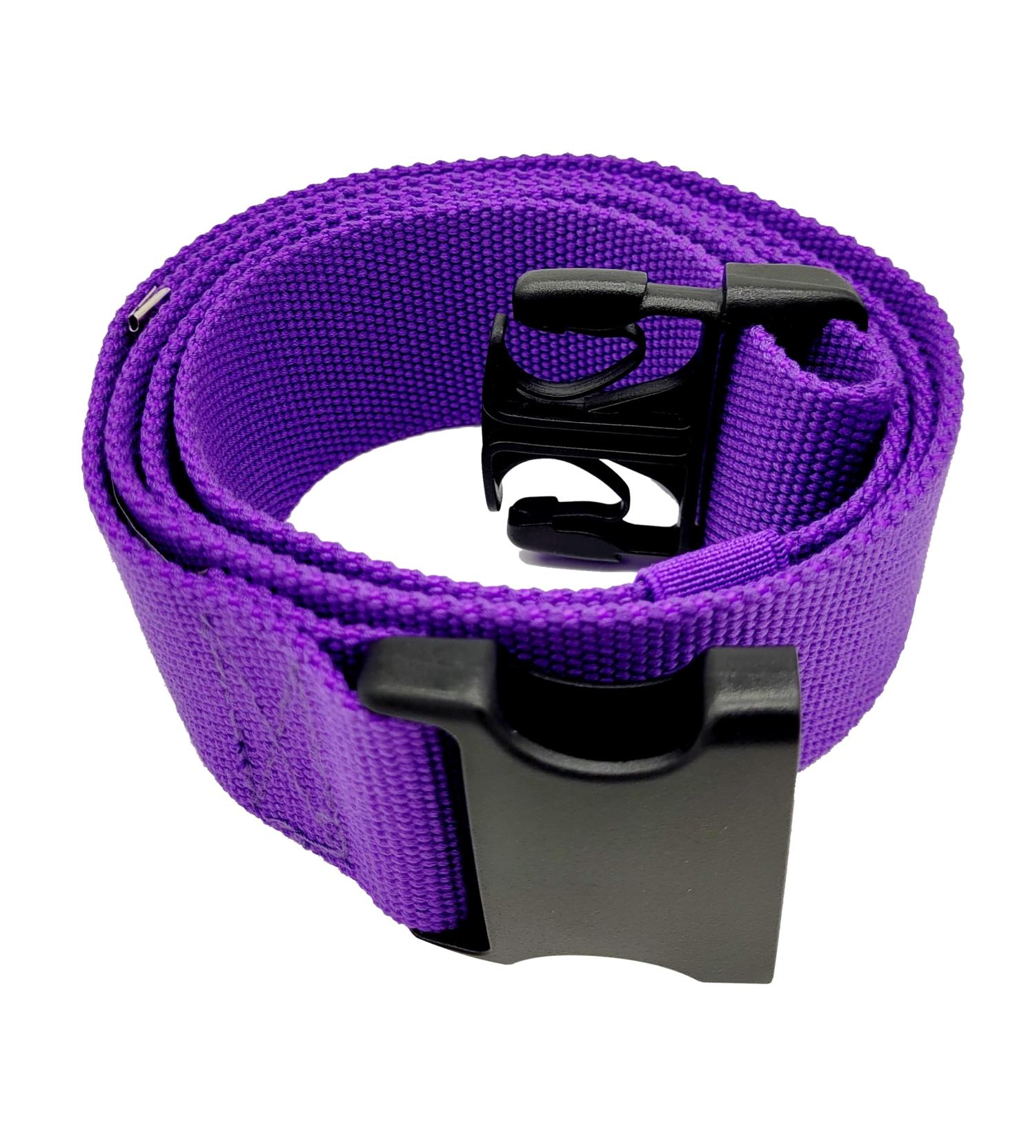 Gait Belt with Plastic Buckle by LiftAid - 60 x 2 Purple Transfer & Walking Aid for Therapists, Nurses & Home Care - Buy Online on GoSupps.com