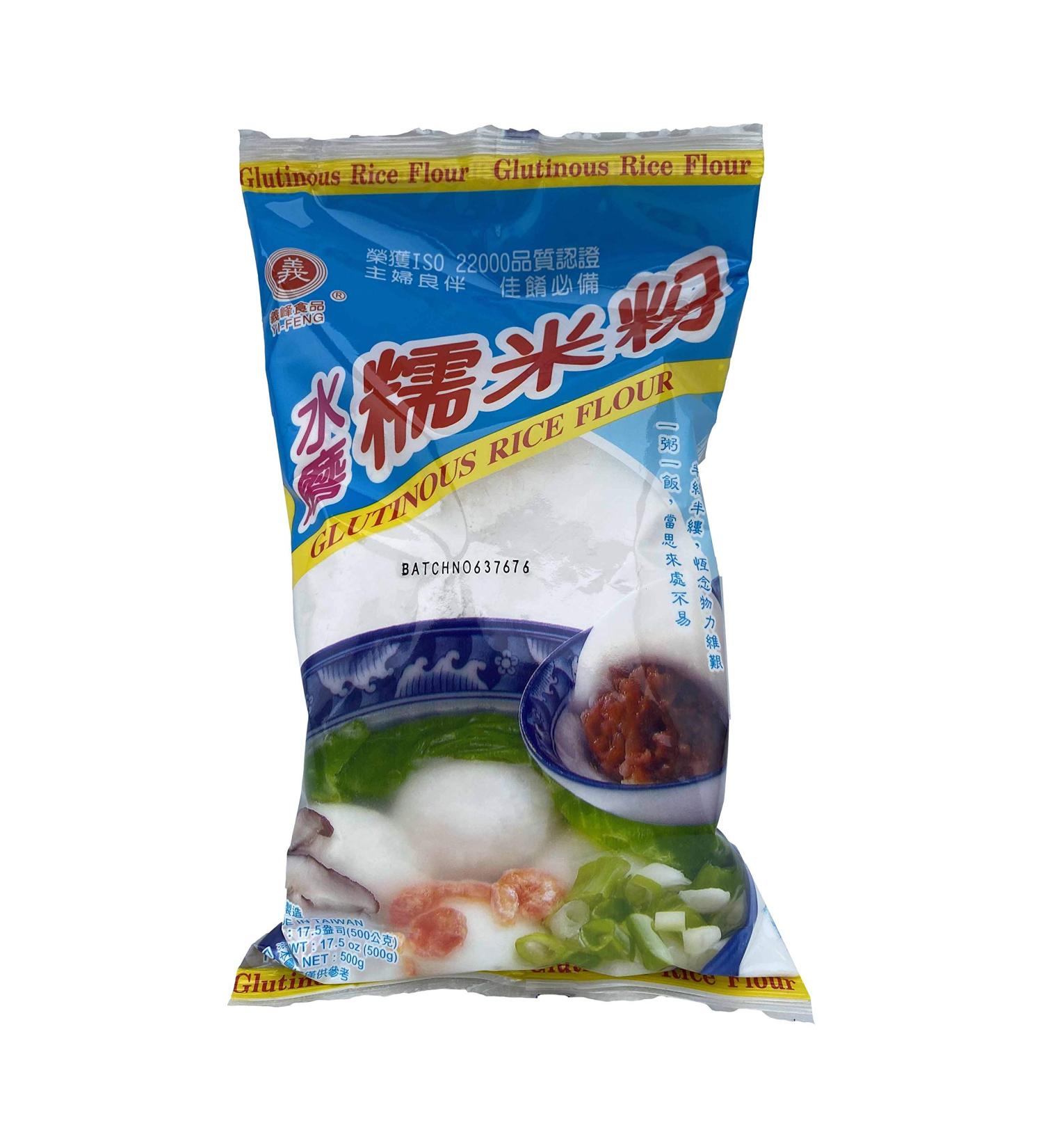 Yi Feng Glutinous Rice Flour 17.6OZ - Traditional Water Milled Powder for Authentic Taste - Buy Online on GoSupps.com