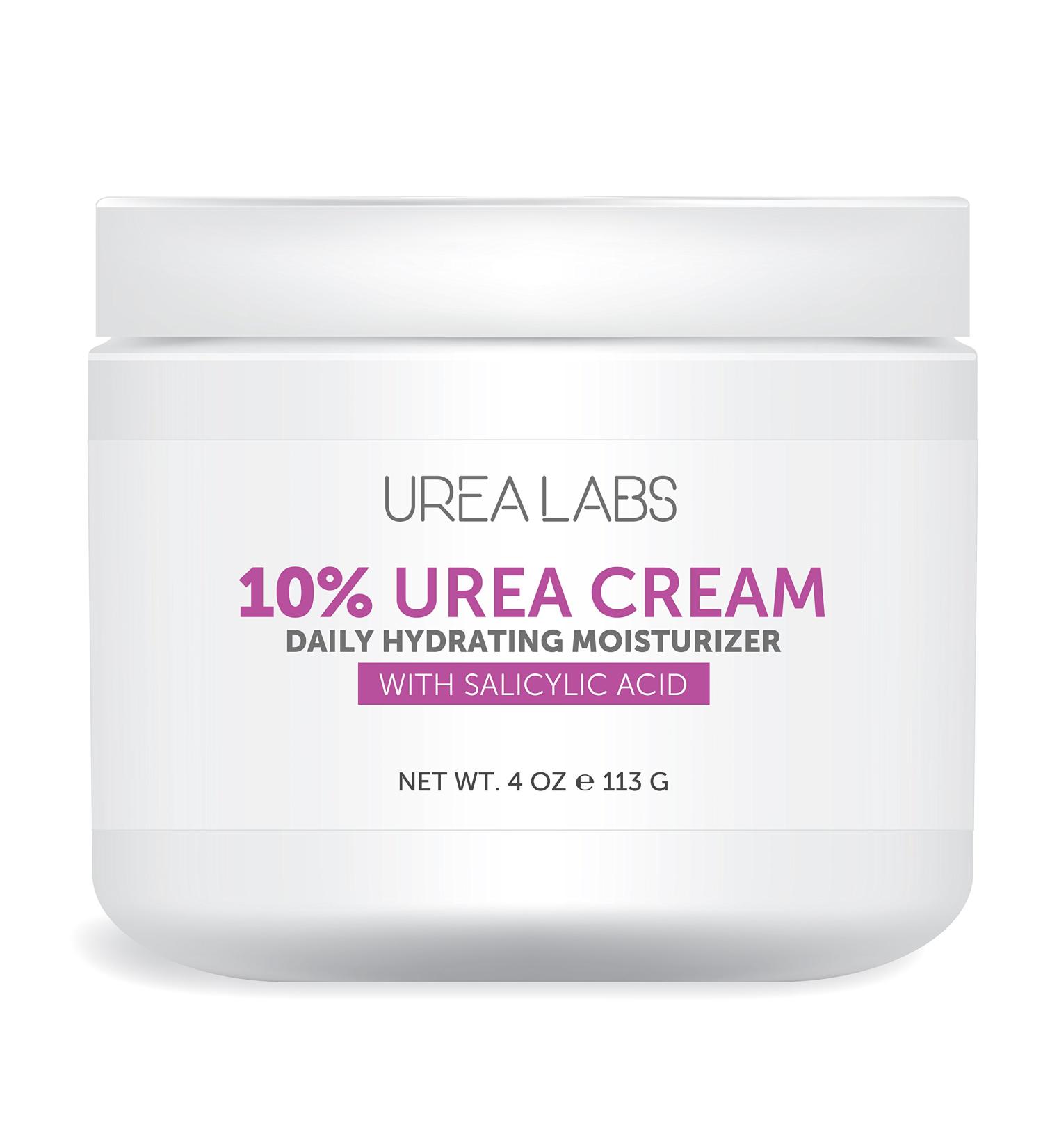 UREA LABS 10% Urea Cream with Salicylic Acid and Lavender Oil - Daily Moisturizer for Face, Hands, Feet & Body - Hydrating Therapeutic Cream for Dry Skin & Keratosis Pilaris - Buy Online on GoSupps.com
