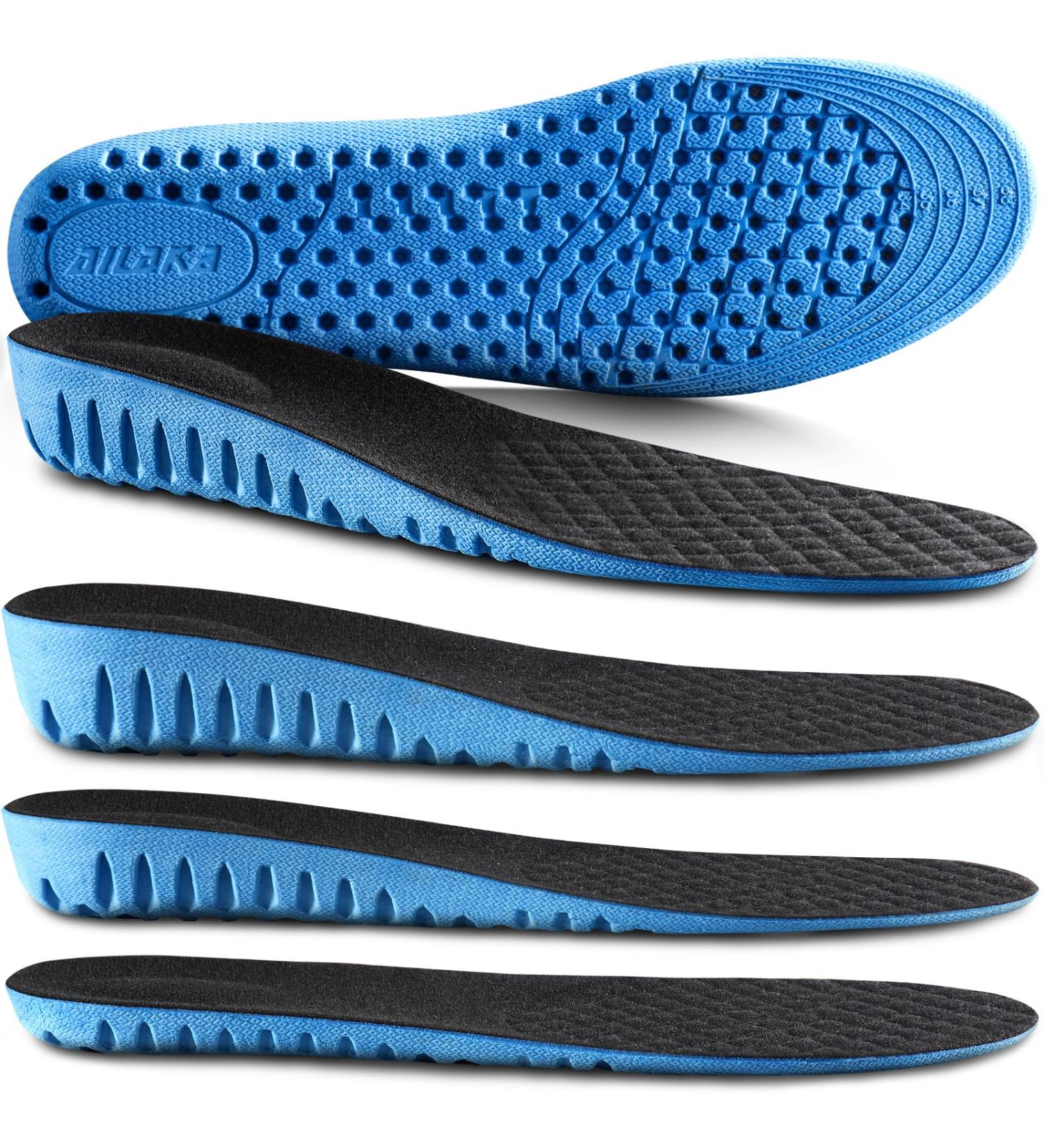 Ailaka Height Increase Insoles for Men & Women | Honeycomb Cushion Shoe Inserts | Shock Absorbing | Sizes 6.5-10 M / 8-11.5 W | Elevate Your Comfort & Height - Buy Online on GoSupps.com