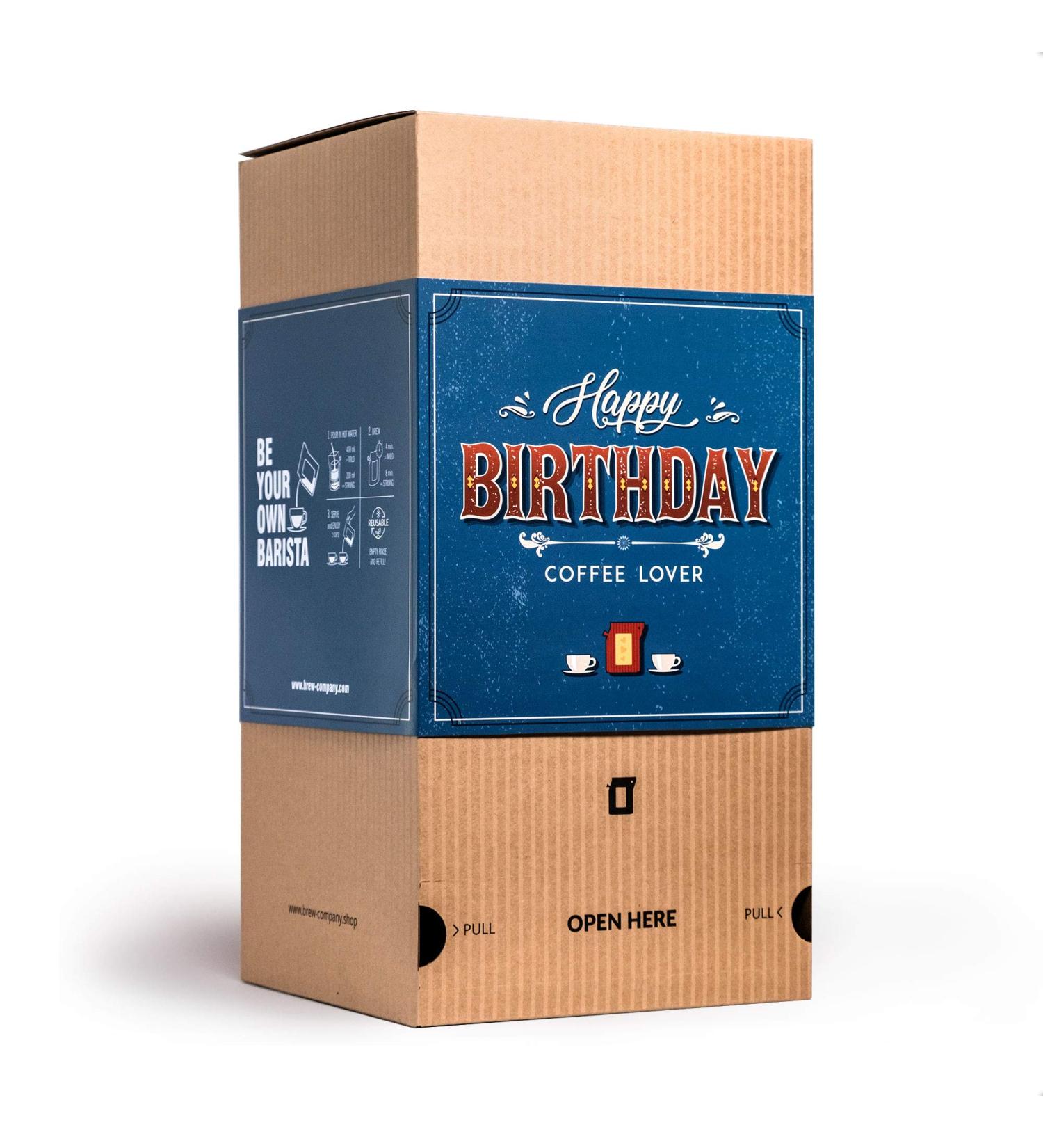 Gourmet Birthday Coffee Gift Set for Men & Women 25 of The World's Finest Single Estate Specialty & Organic Coffees | Brew & Enjoy Anytime Anywhere Birthday Gift Box - Buy Online on GoSupps.com