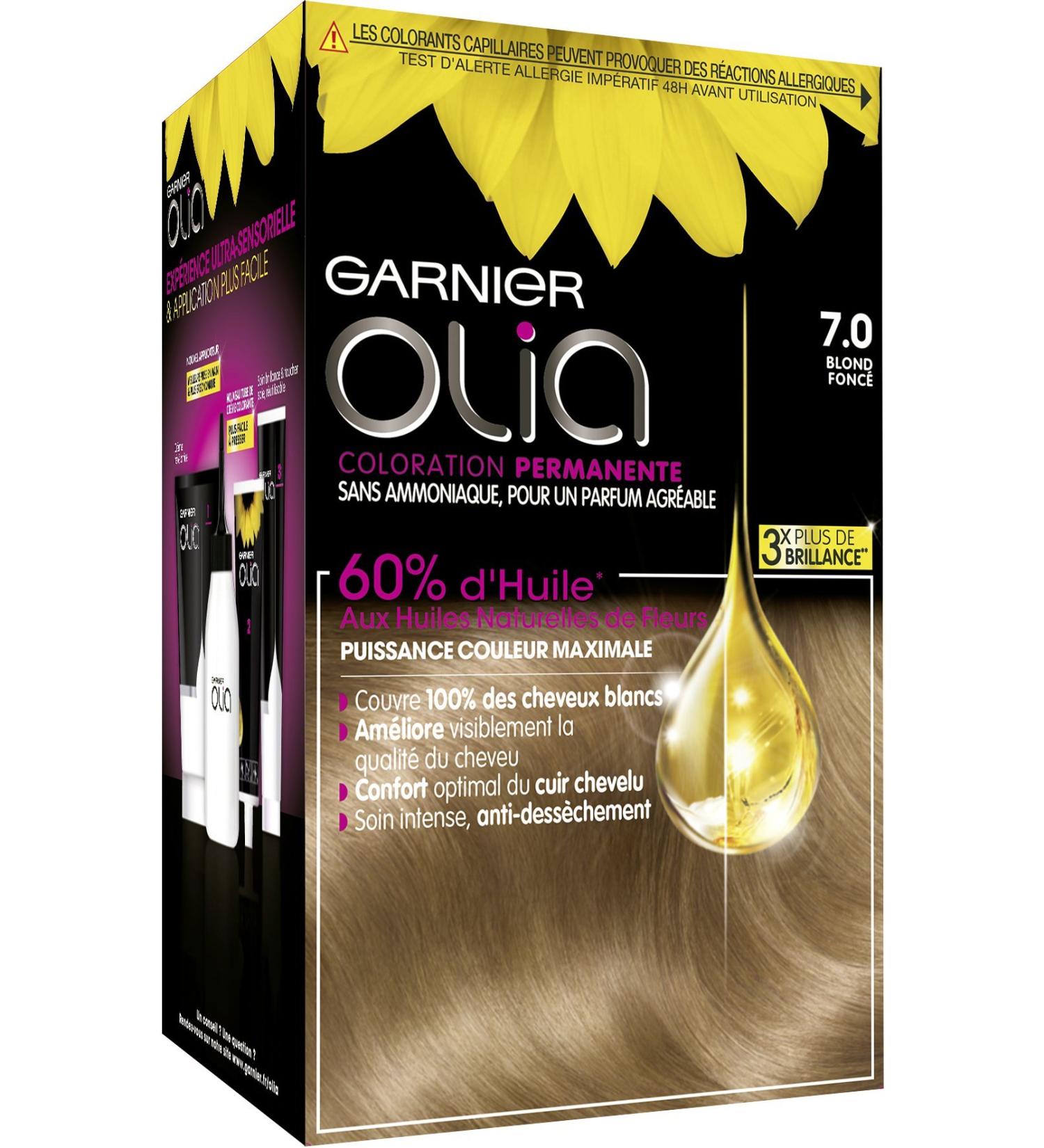 Garnier Olia Permanent Hair Color Oil - Ammonia-Free Blond Fonc 290g | International Shipping Available - Buy Online on GoSupps.com