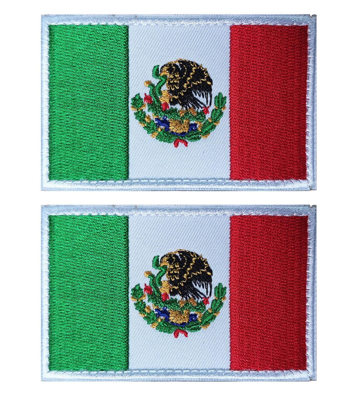 2 PCS AliPlus Mexico Flag Patch - Embroidered Tactical Military Morale Patch - Buy Online on GoSupps.com