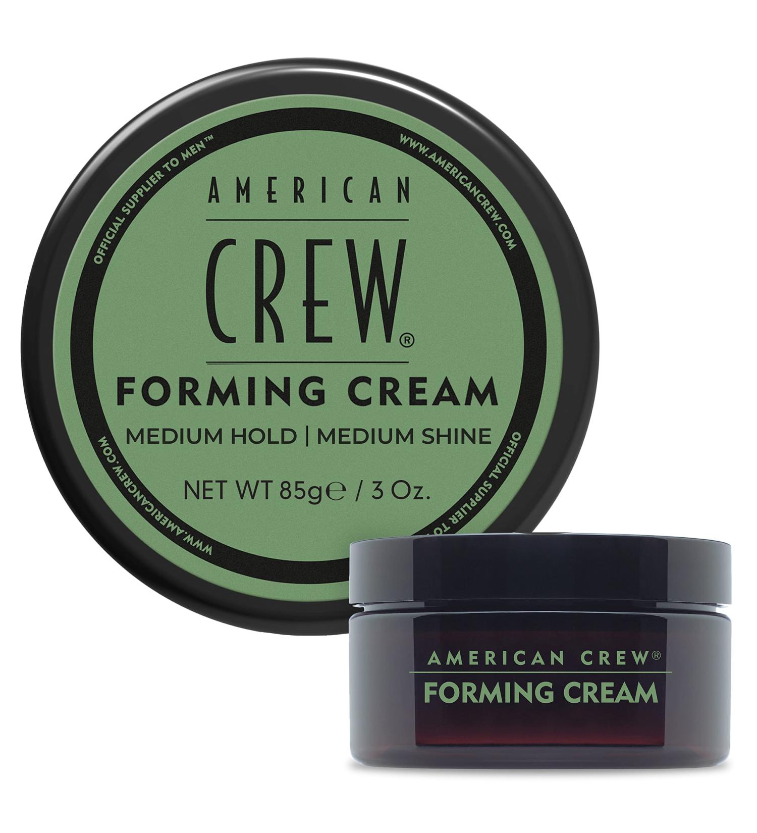 American Crew Men's Hair Forming Cream - 3 oz, Medium Hold & Shine - Buy Online on GoSupps.com