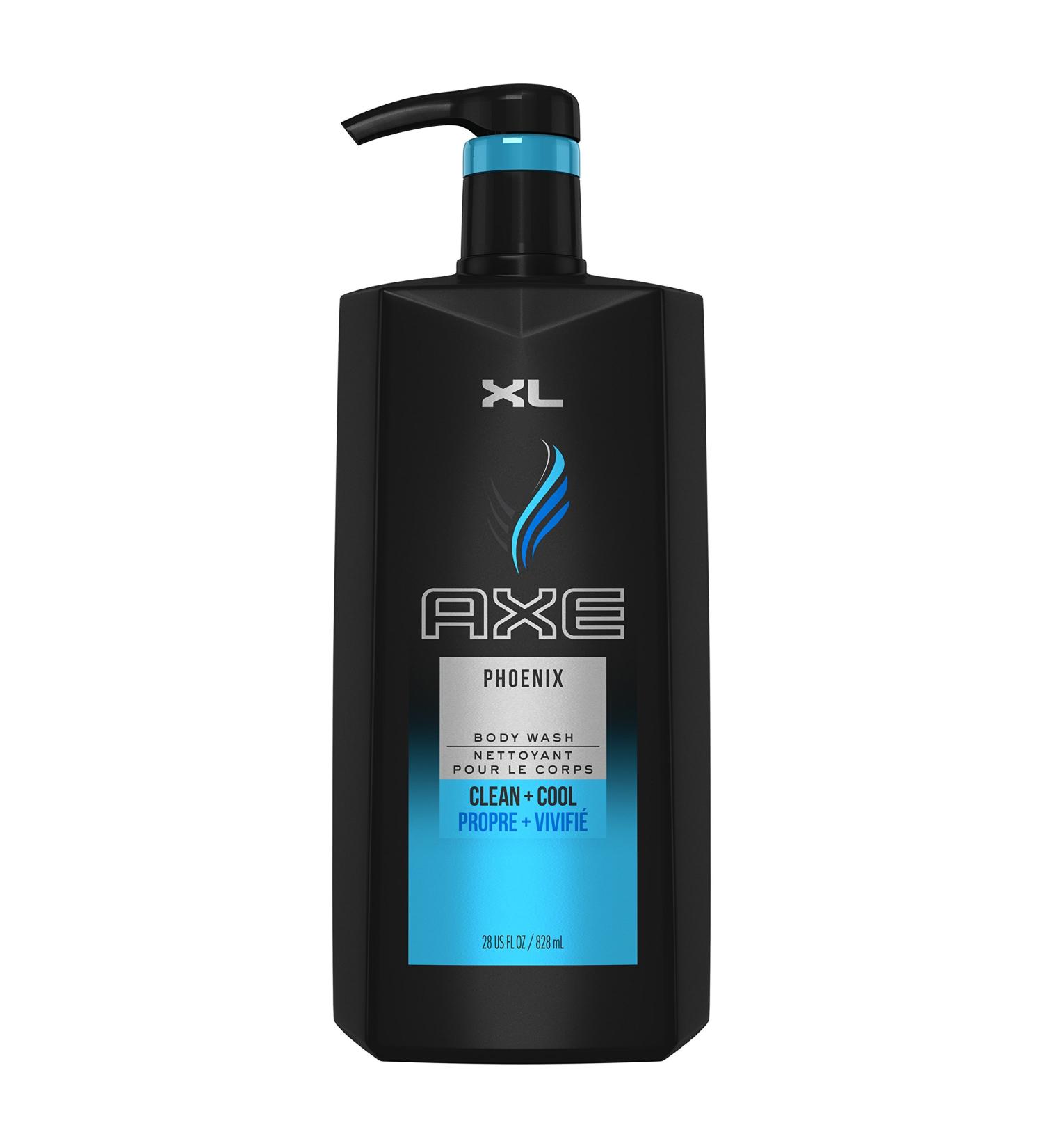 AXE Phoenix Body Wash for Men 28 oz with Pump - Citrus Scented - 1 Pack - Buy Online on GoSupps.com