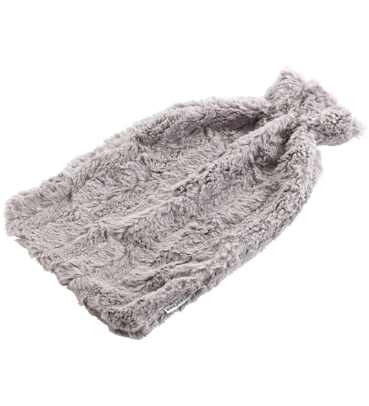 Pearl cover for hot bottle: fluffy synthetic fur cover for 3-liter heat bottle (covers heat bottle heat bottle cover fluffy heat winter)
