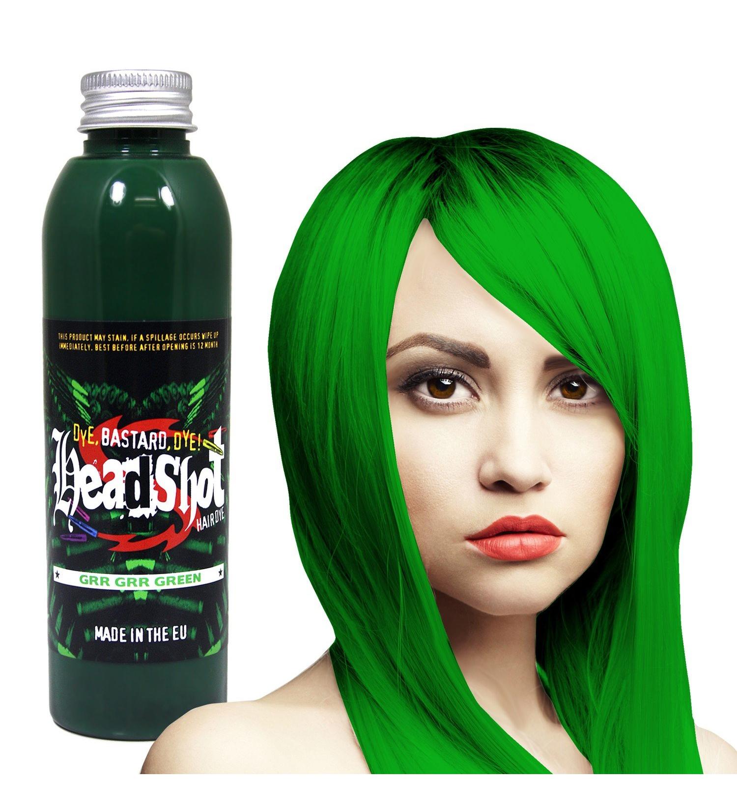 Buy Grr Grr Green Semi-Permanent Hair Color - 150ml | Vibrant Green Hair Dye for International Shipping - Buy Online on GoSupps.com
