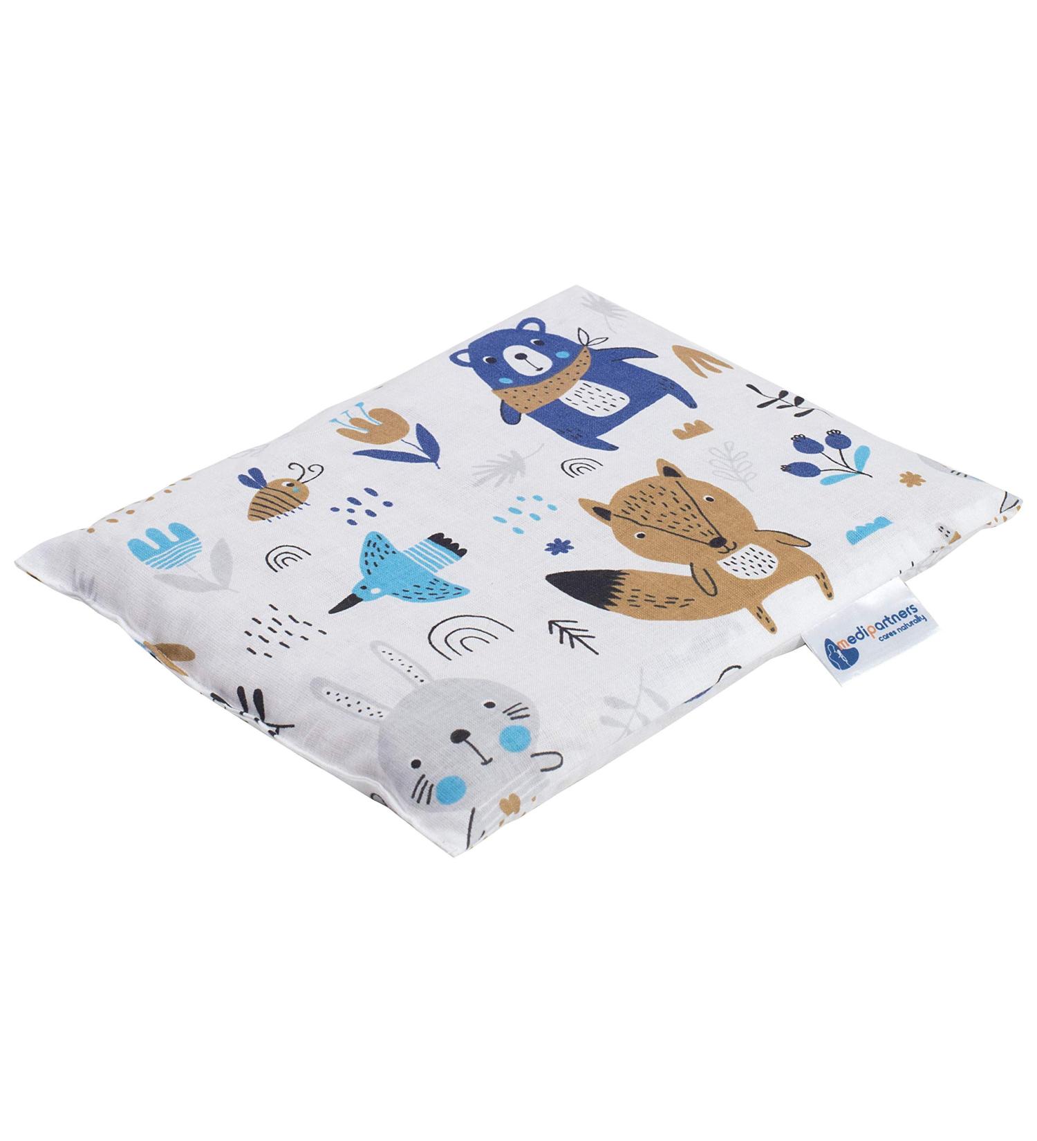 Buy Medi Partners Cherry Core Pillow | 100% Cotton Heat & Cold Therapy | Large 20x25cm KO Nature Boho Animals - Buy Online on GoSupps.com