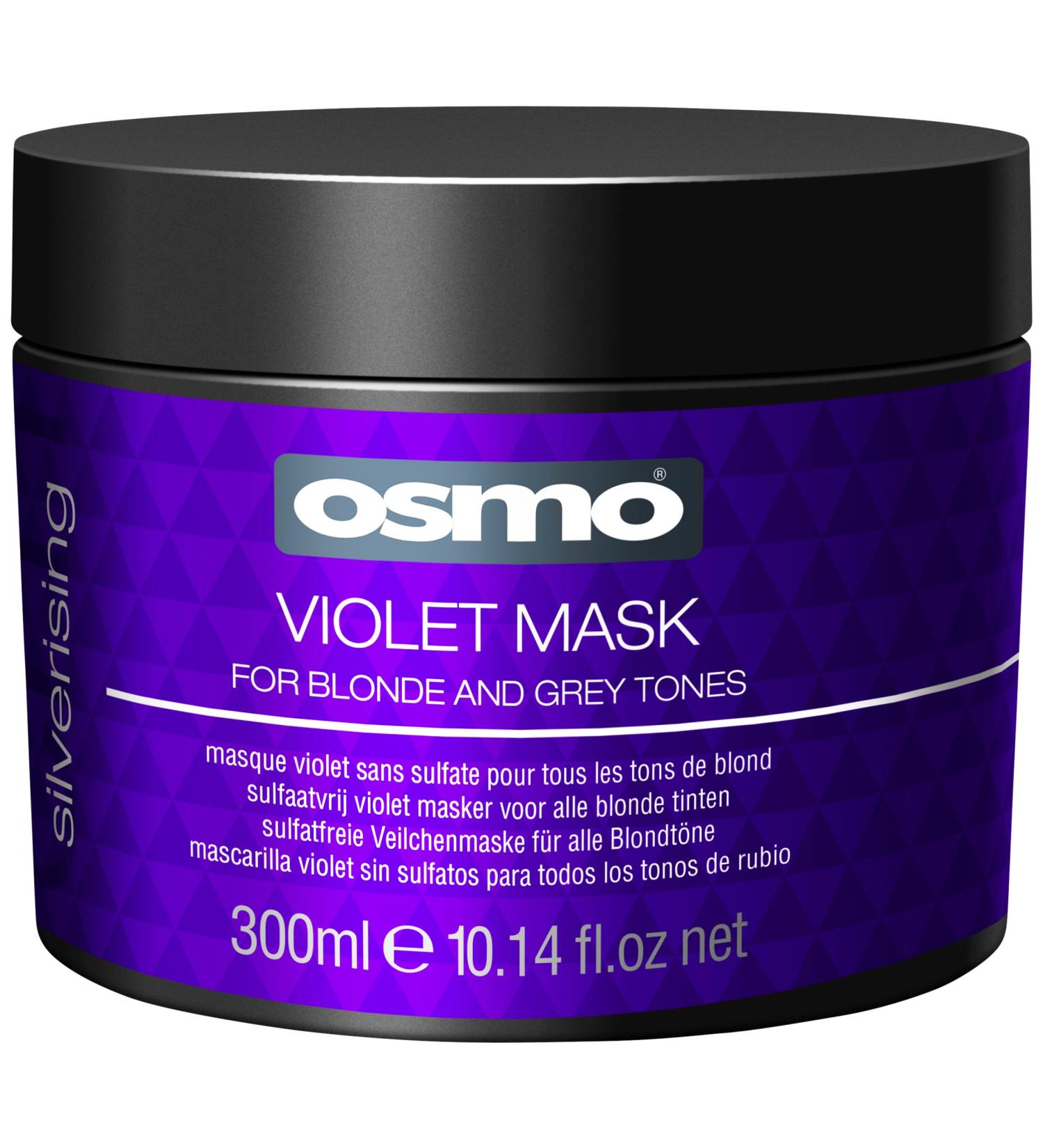 Osmo Silverising Violet Mask for Blonde and Grey Tones - 10.14 Fl.Oz - Buy Online on GoSupps.com