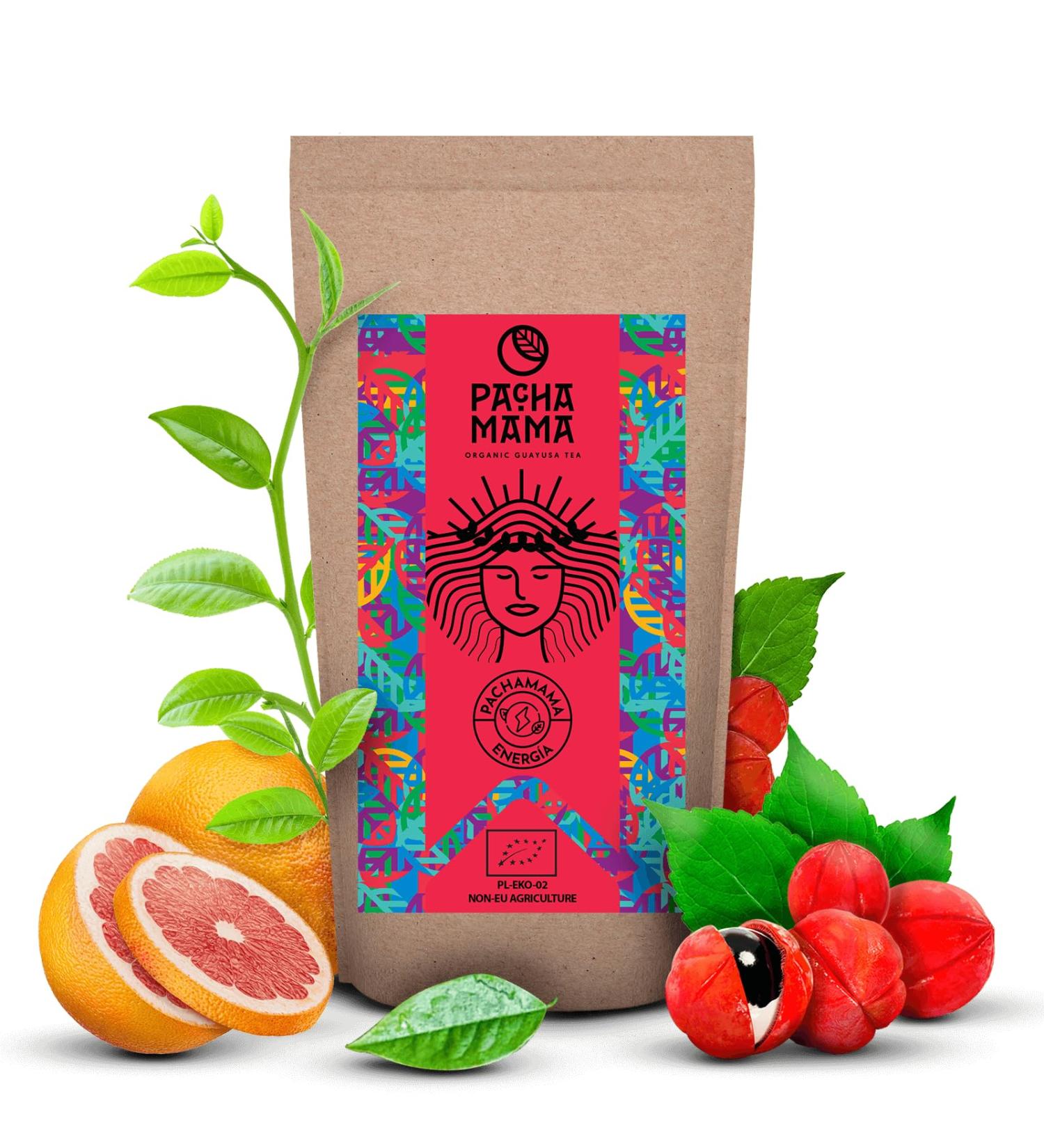 Guayusa Pachamama Energia 0 1 kg | Ilex Guayusa biologique d Equateur 100 g | Effet fortement stimulant Apparent la yerba mat | Saveur d licate | Alternative au caf et aux boissons nerg tiques - Buy Online on GoSupps.com