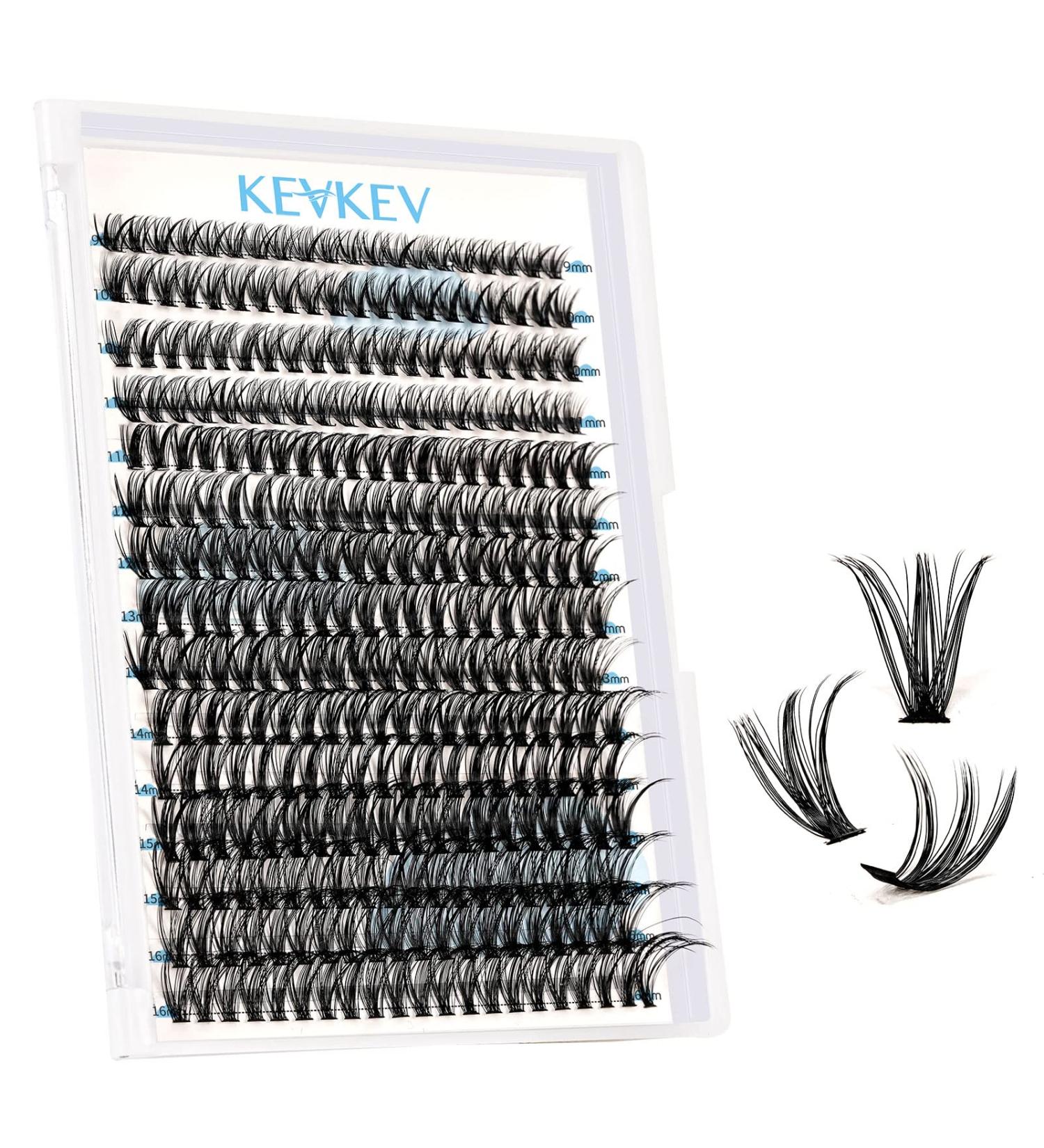 300 Pcs 40D C-Mix Individual Cluster Lashes 9-16mm DIY Lash Extensions for Dramatic Volume - Self Application at Home - Buy Online on GoSupps.com