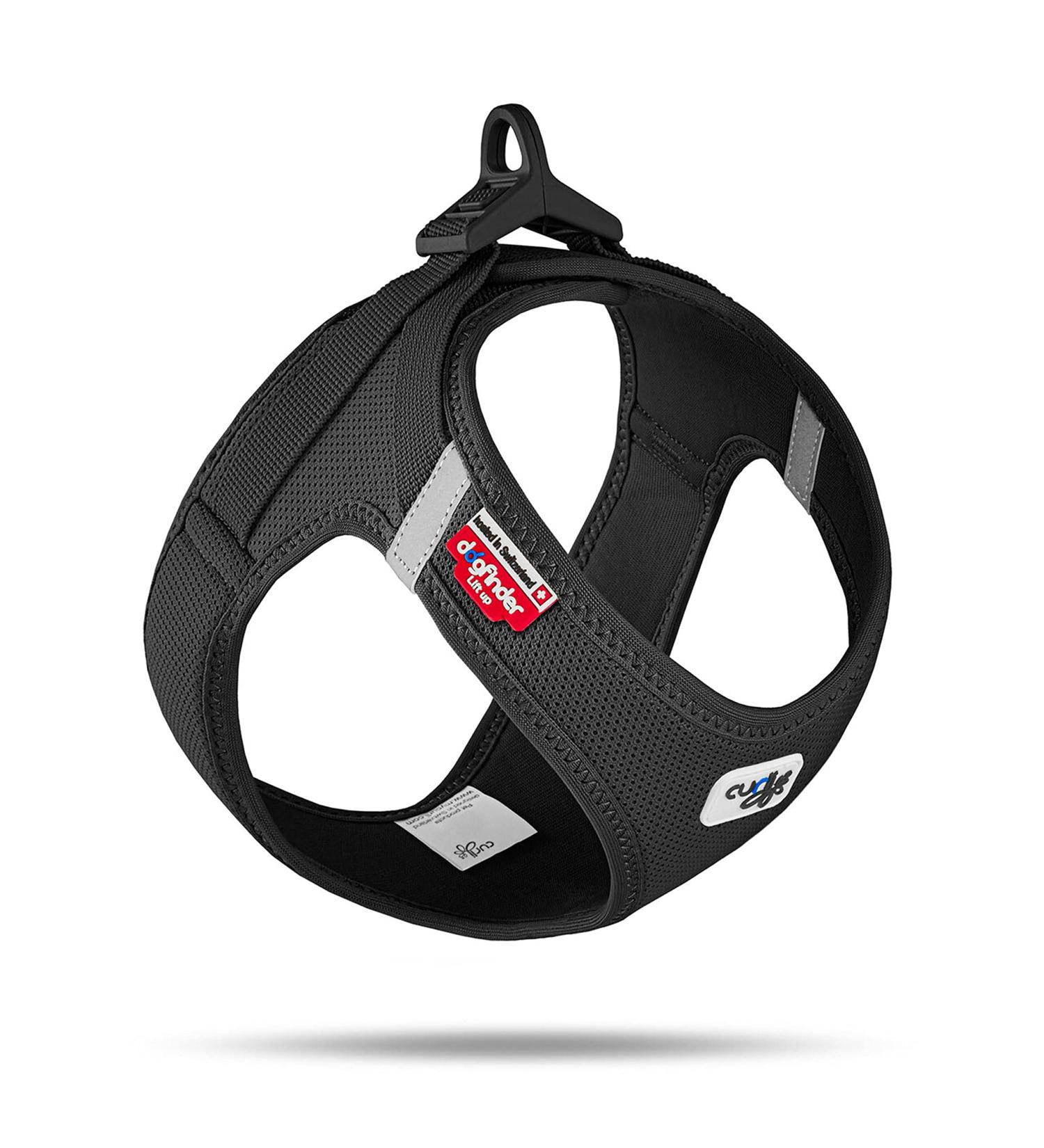 Curli Clasp Air-Mesh Vest Harness - Black 3XS | Premium Pet Apparel for International Shipping - Buy Online on GoSupps.com