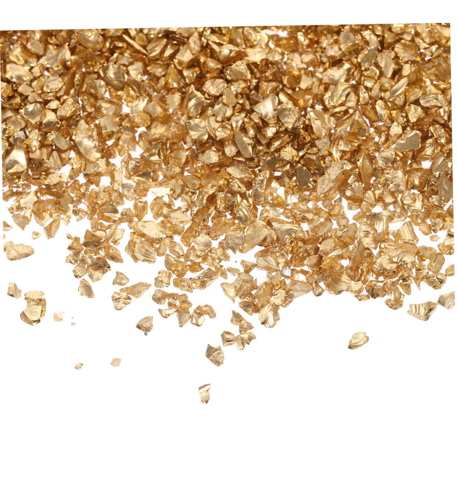 1 Glass Chip Resin Epoxy Rhinestones Epoxy Resin Glass Epoxy Fillers Diy Fillers Epoxy Filling Nail Art Fillers Diy Epoxy Fillers Diy Glass Fillers Accessories Manicure 0.5X0.3cm Golden - Buy Online on GoSupps.com